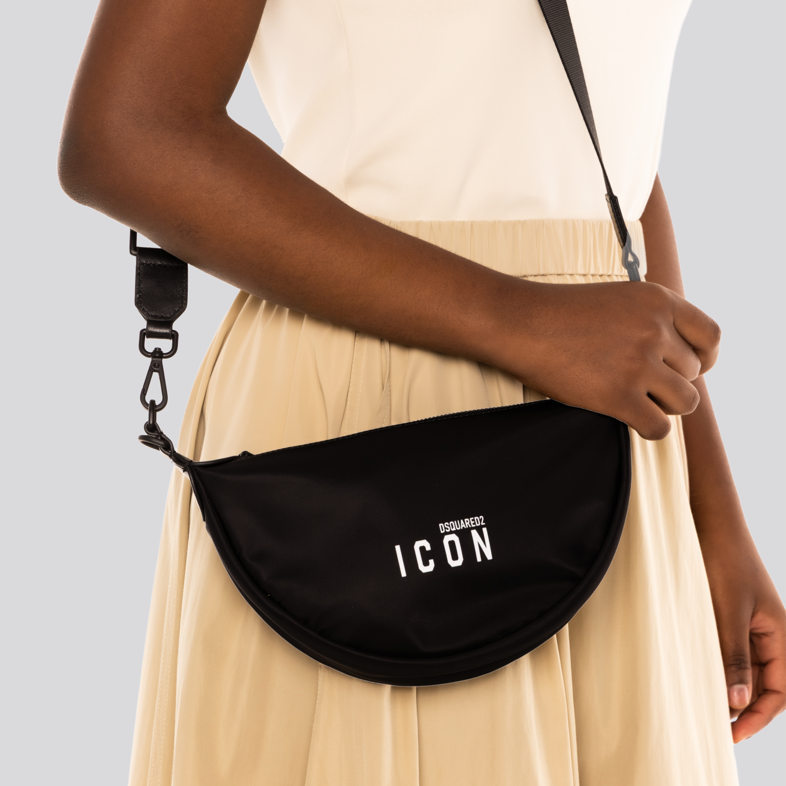 Cartera Negra Dsquared2 Icon