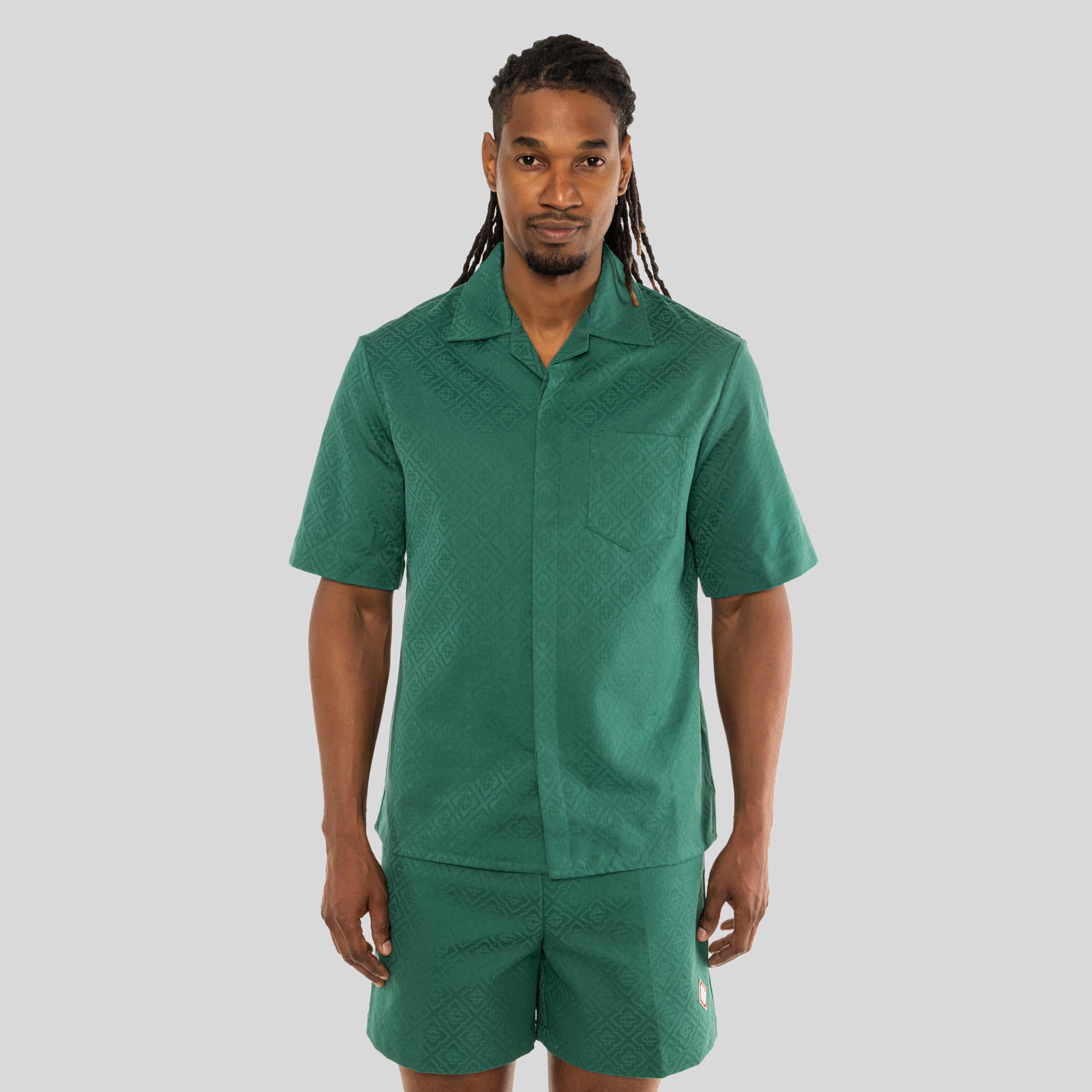 Camisa Verde Casablanca Monogram
