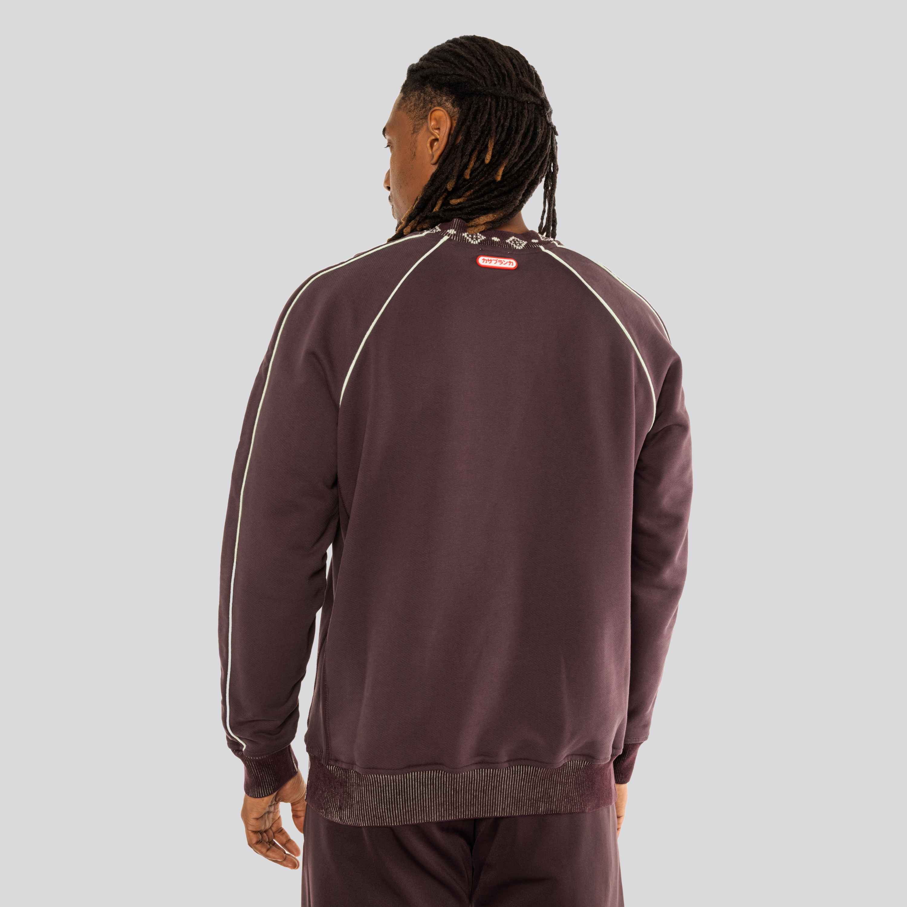 Buzo Morado Casablanca Logo Pvc Patch