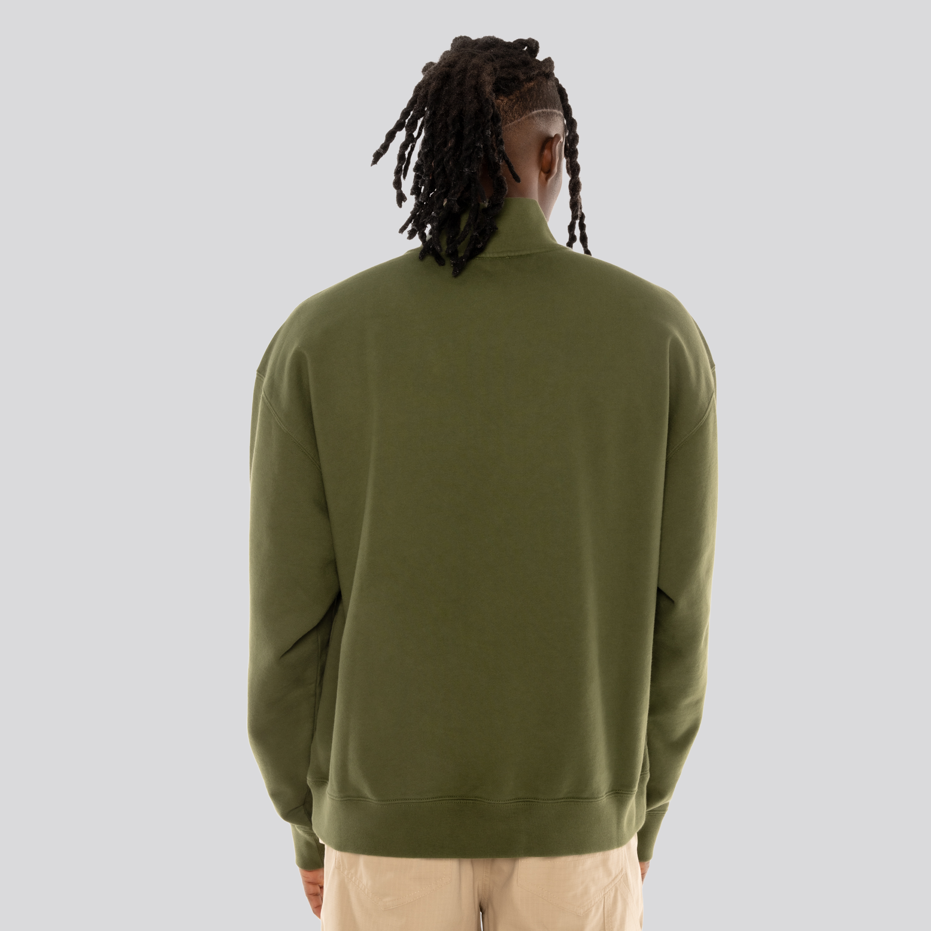Buzo Verde Musgo Kenzo Boke Flower Zip