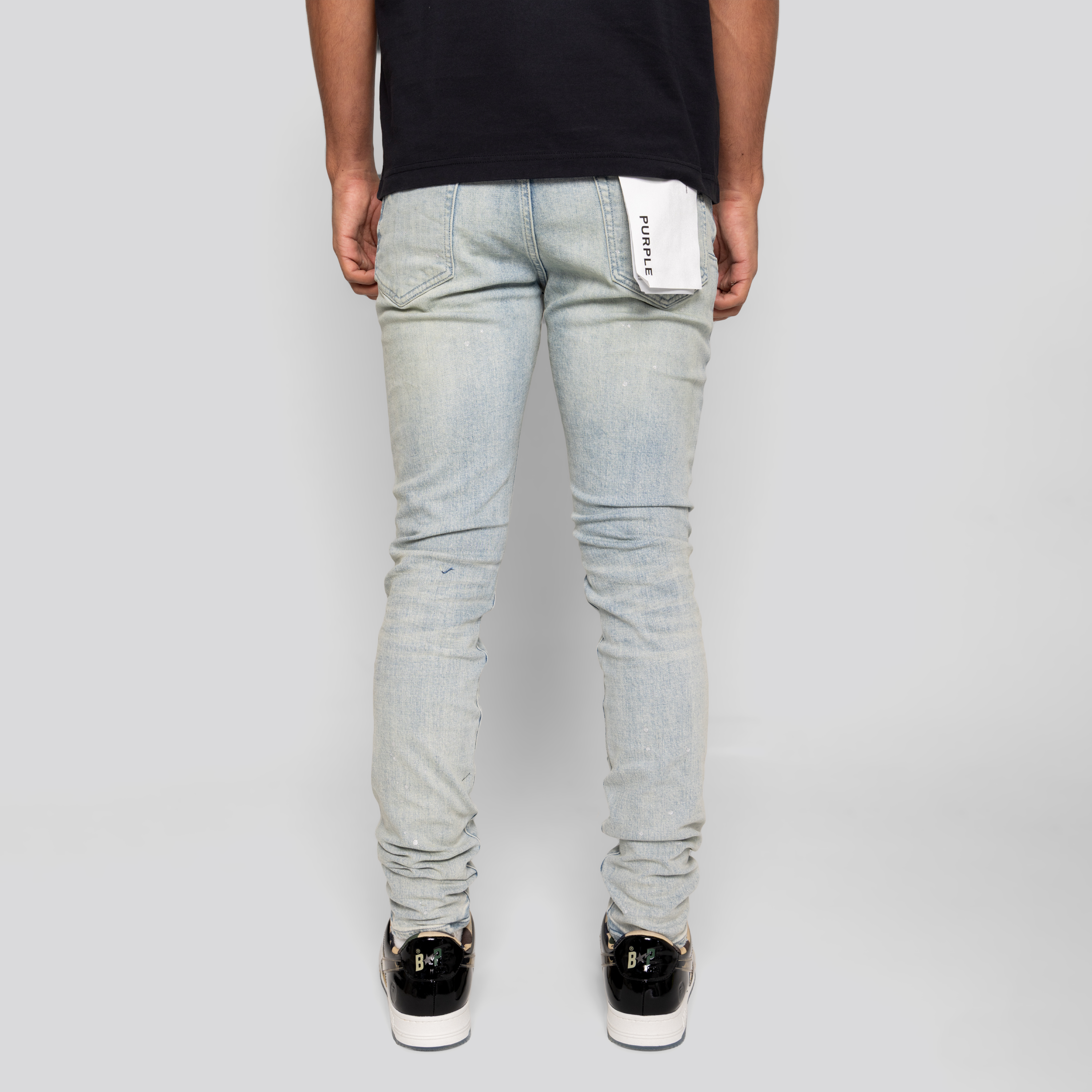 Jeans Denim PURPLE Reflective