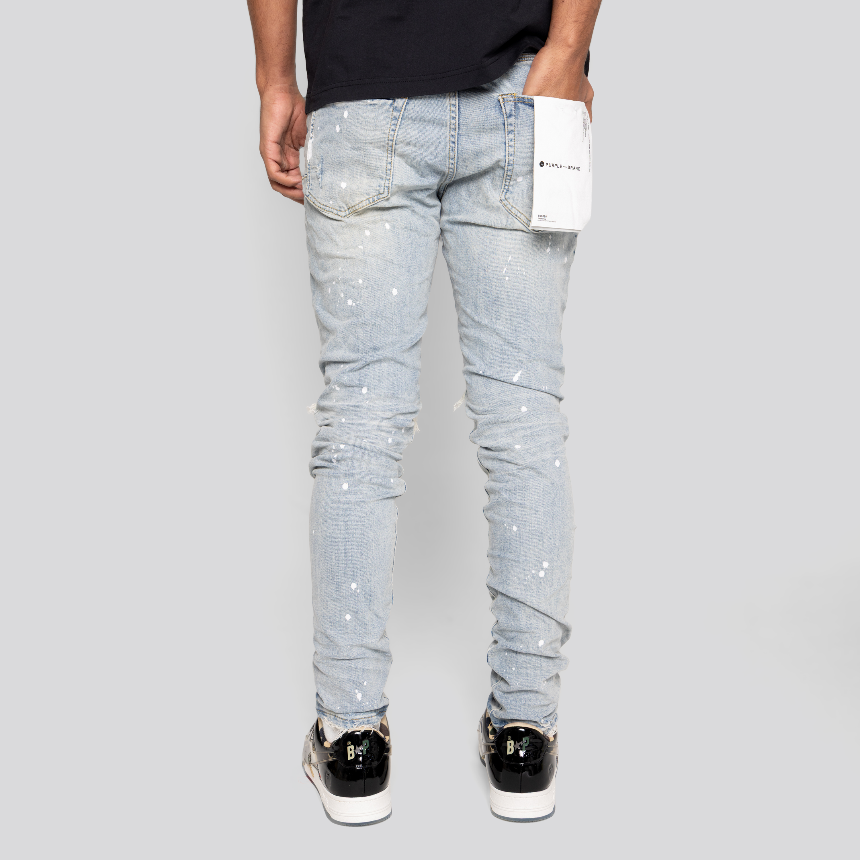 Jeans Denim PURPLE Paint