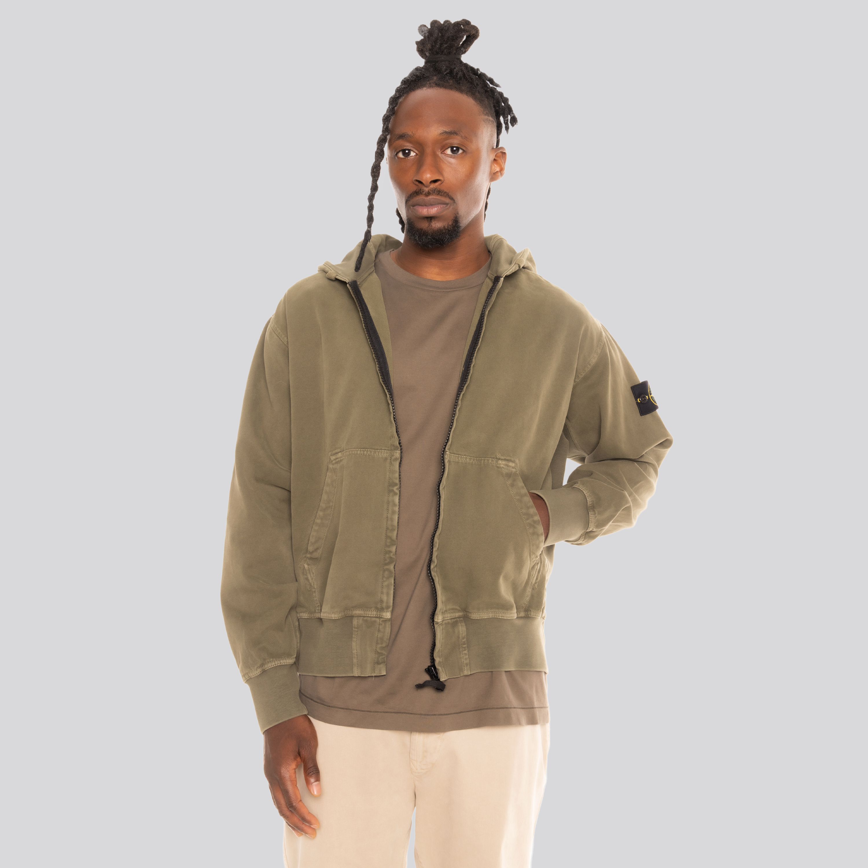 Chaqueta Verde Stone Island Tag