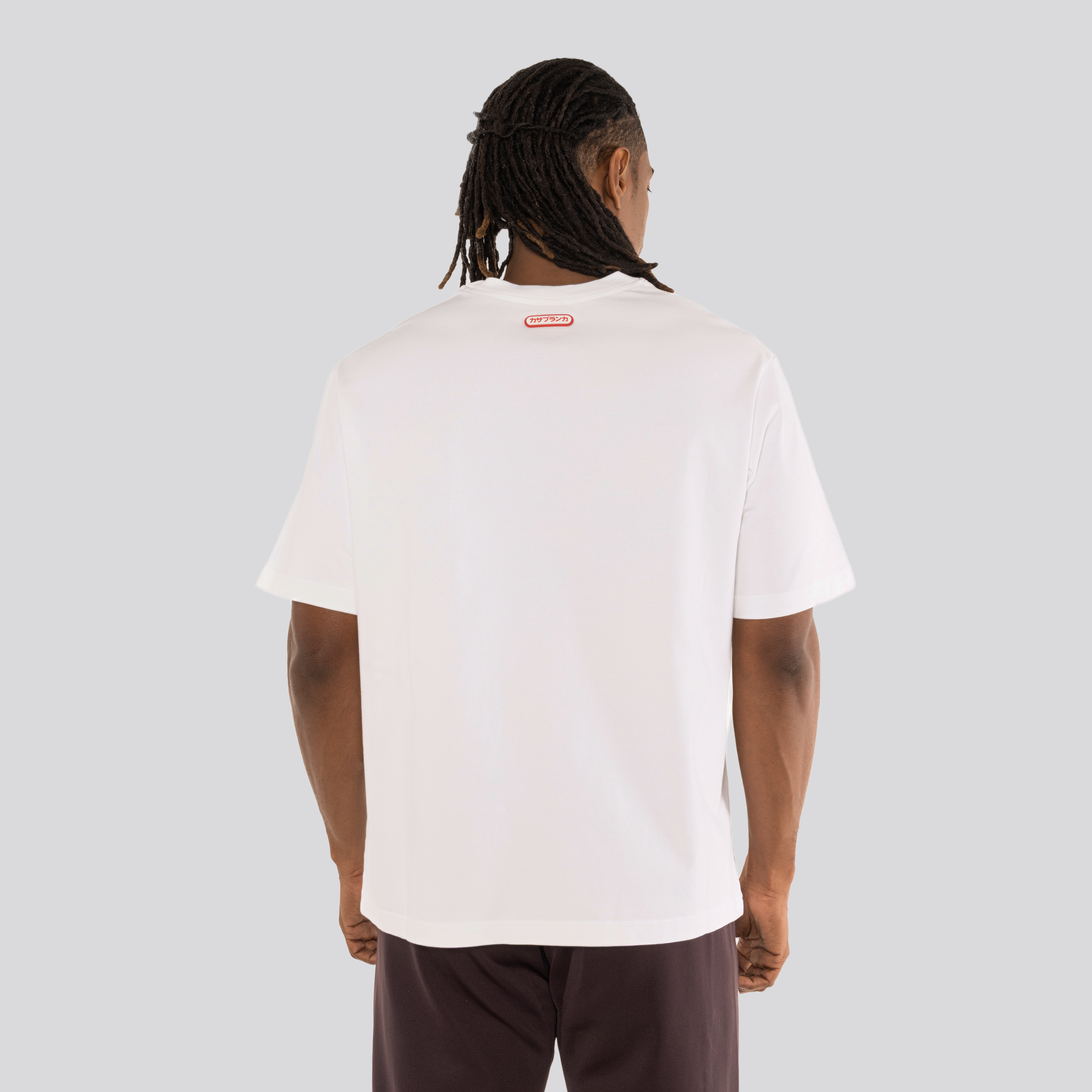 Camiseta Blanca Casablanca Logo Patch