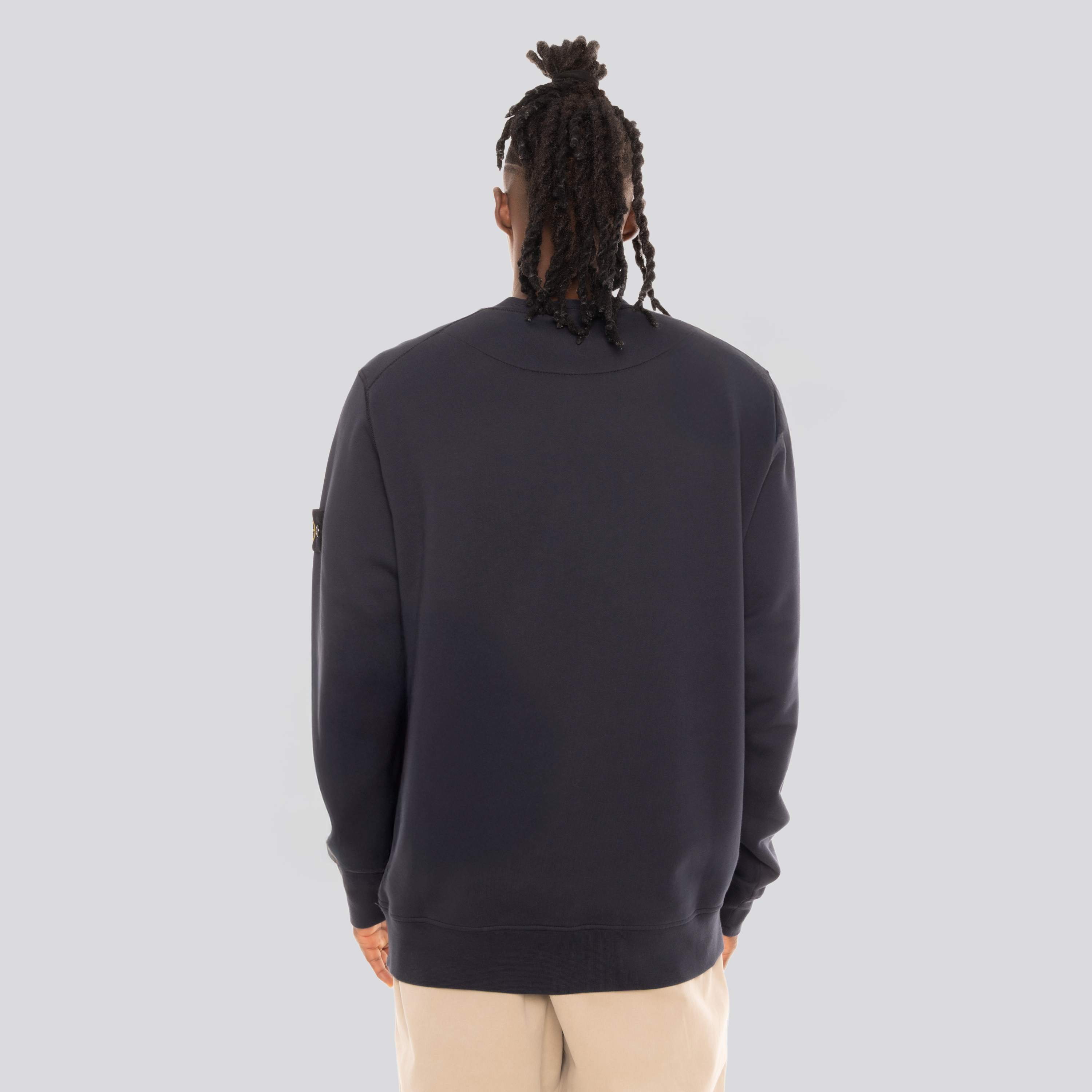 Buzo Azul Stone Island Tag