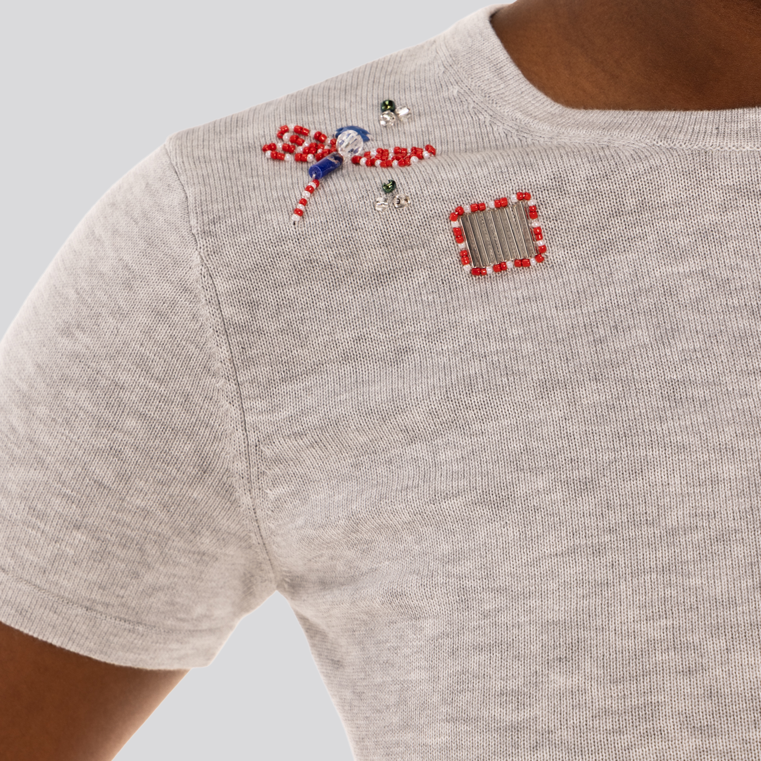 Top Gris Kenzo Embroidered