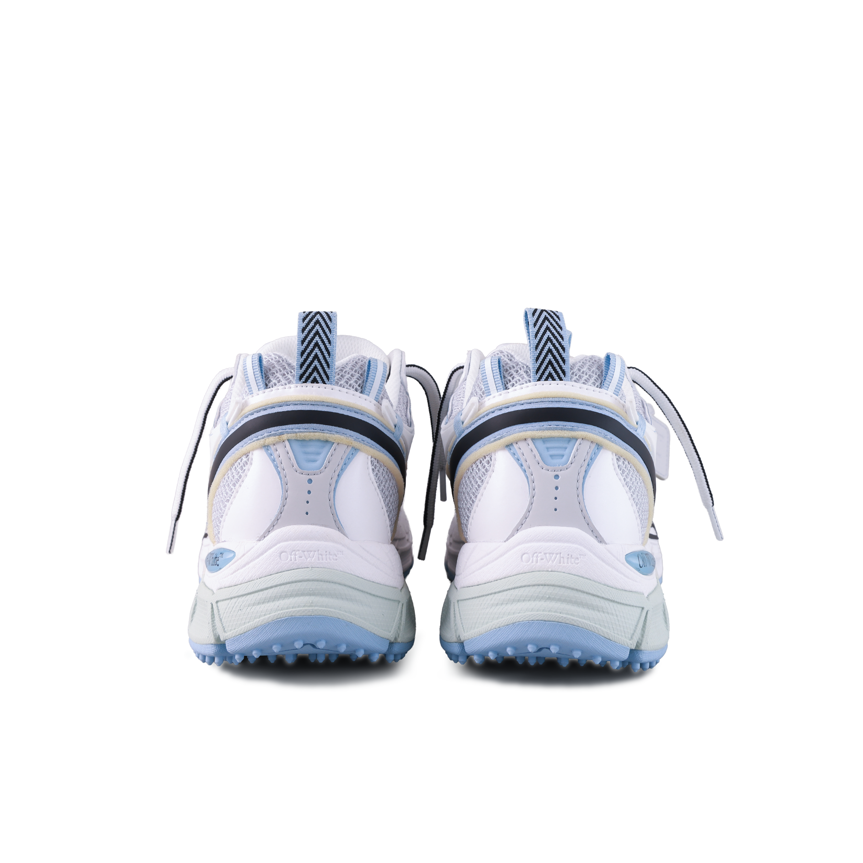 Sneakers Blanco Celeste Off-White "Be Right Back"