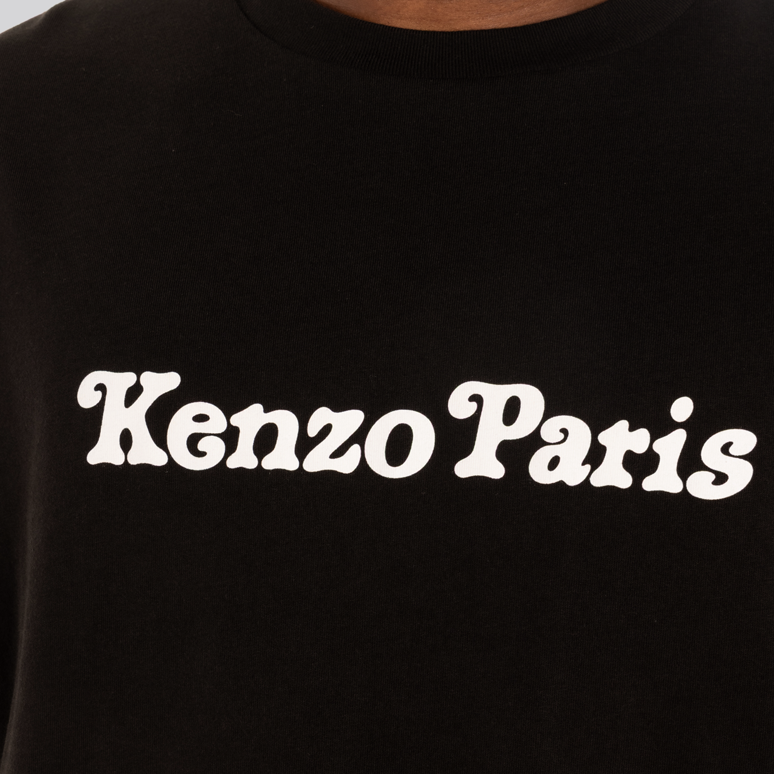 Camiseta Negra Kenzo Paris Logo