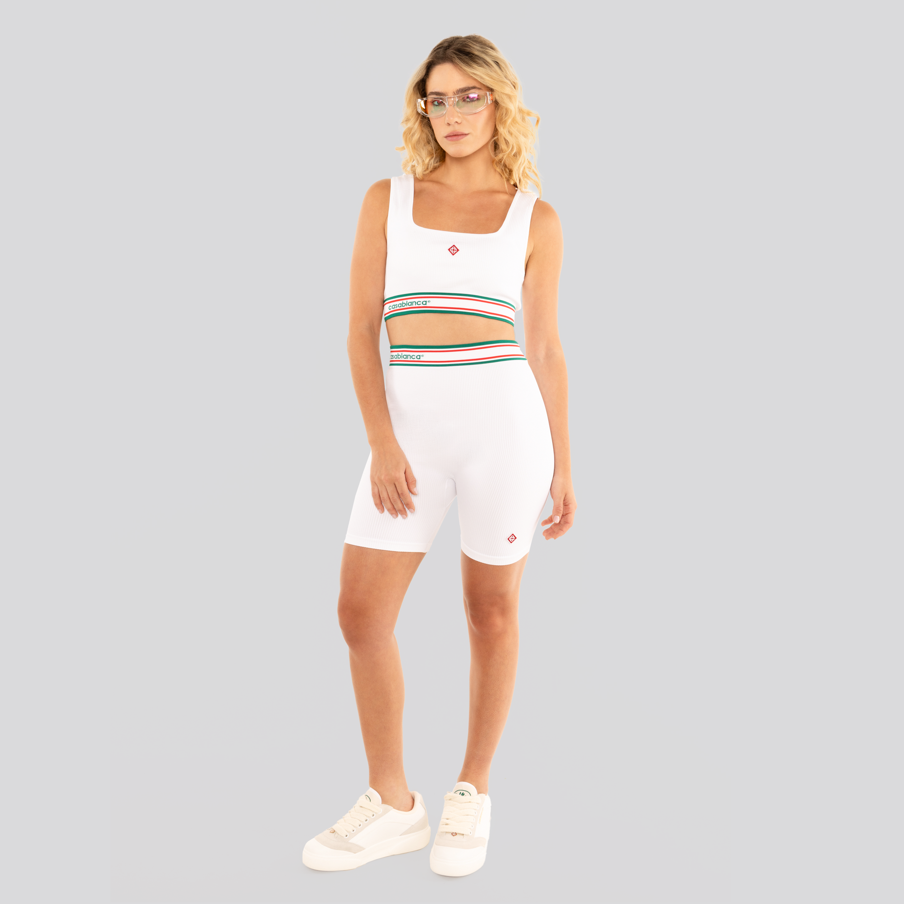 Short Blanco Casablanca Seamless