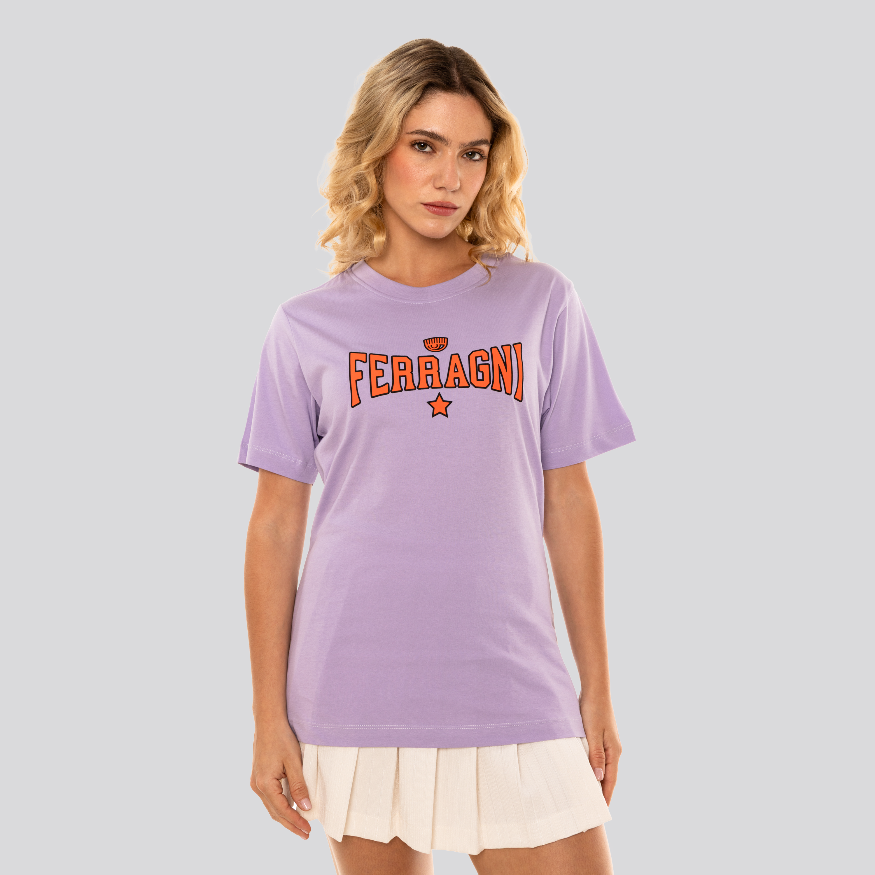 Camiseta Morado Chiara Ferragni Star