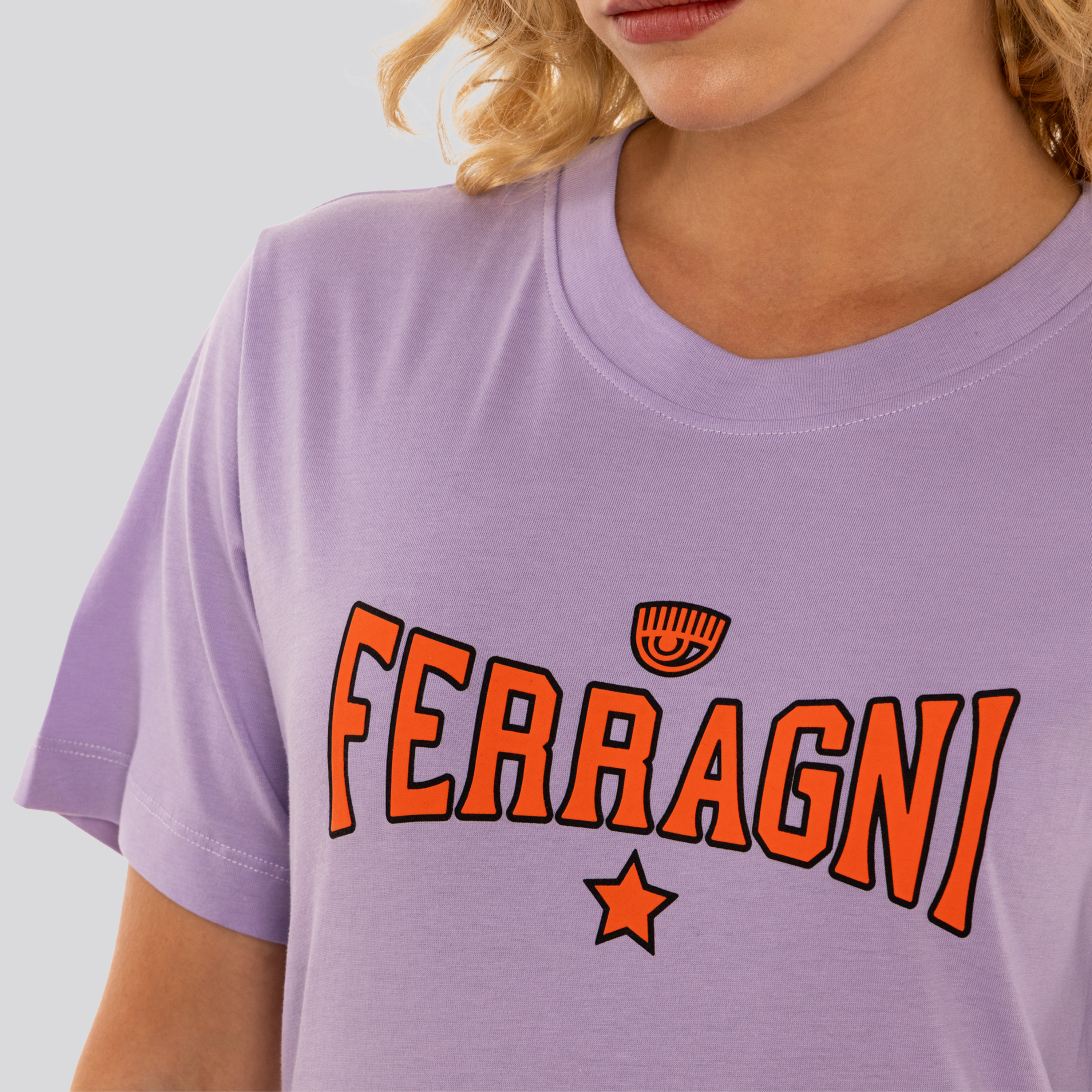 Camiseta Morado Chiara Ferragni Star