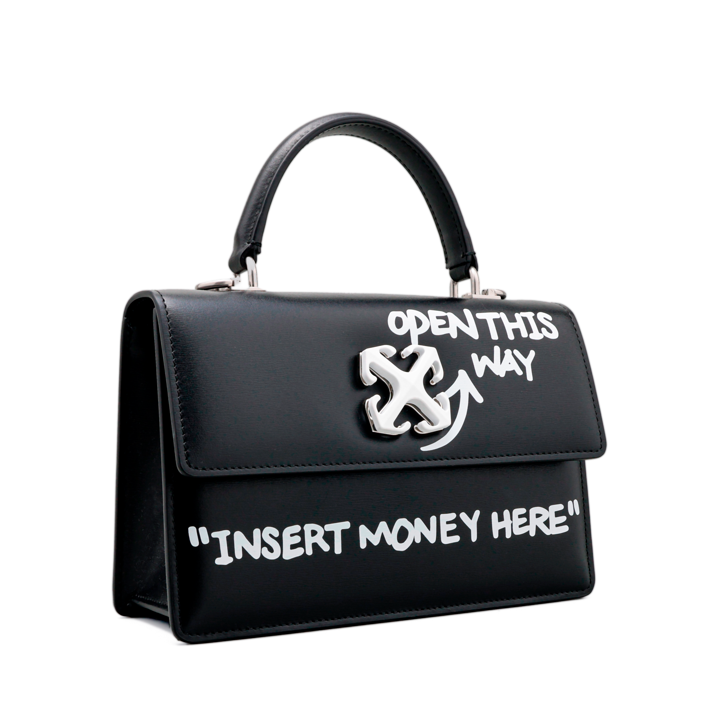 Cartera Negra Off-White Jitney 2.8 Top Handle Quote