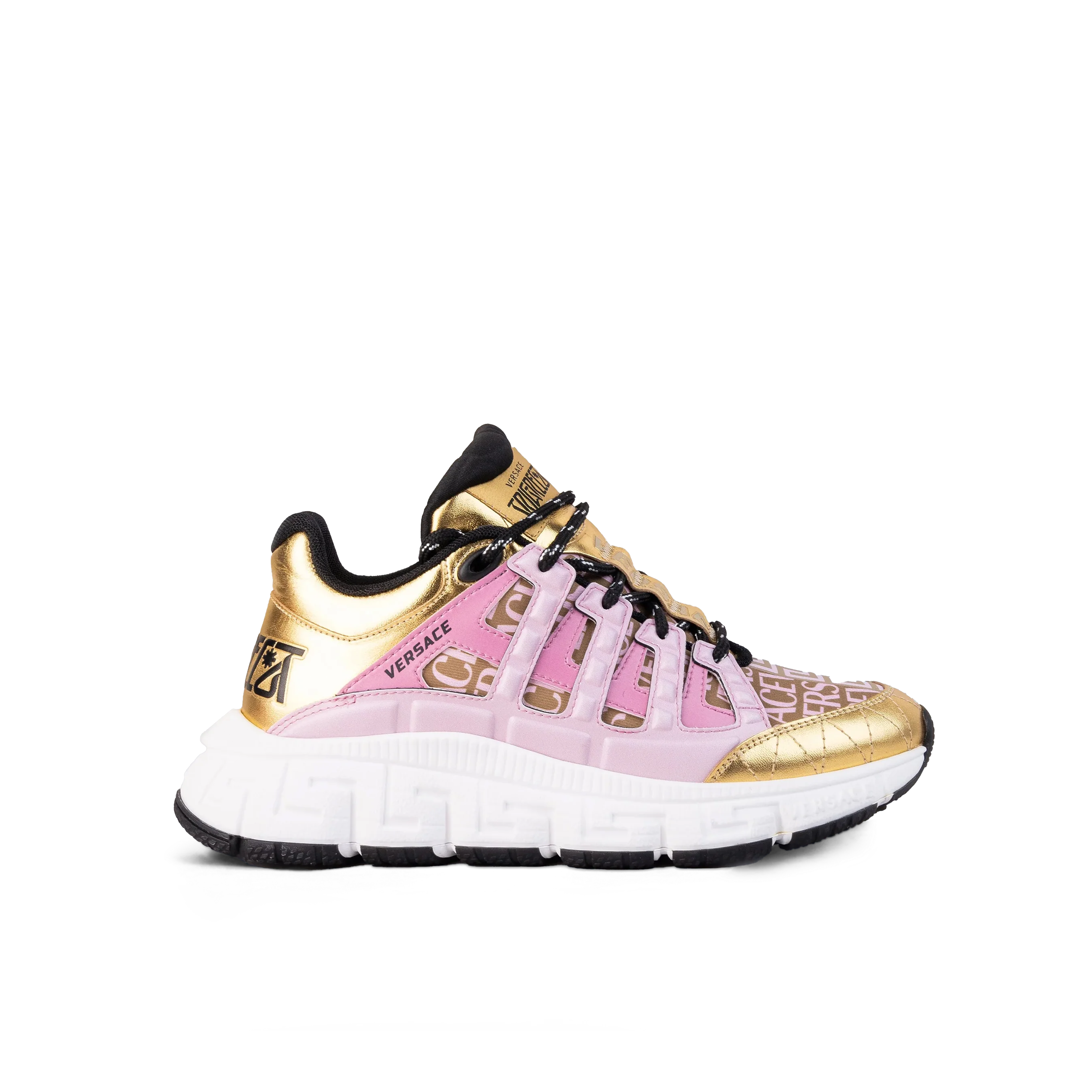Sneakers Rosado Versace Gold Monogram Trigreca