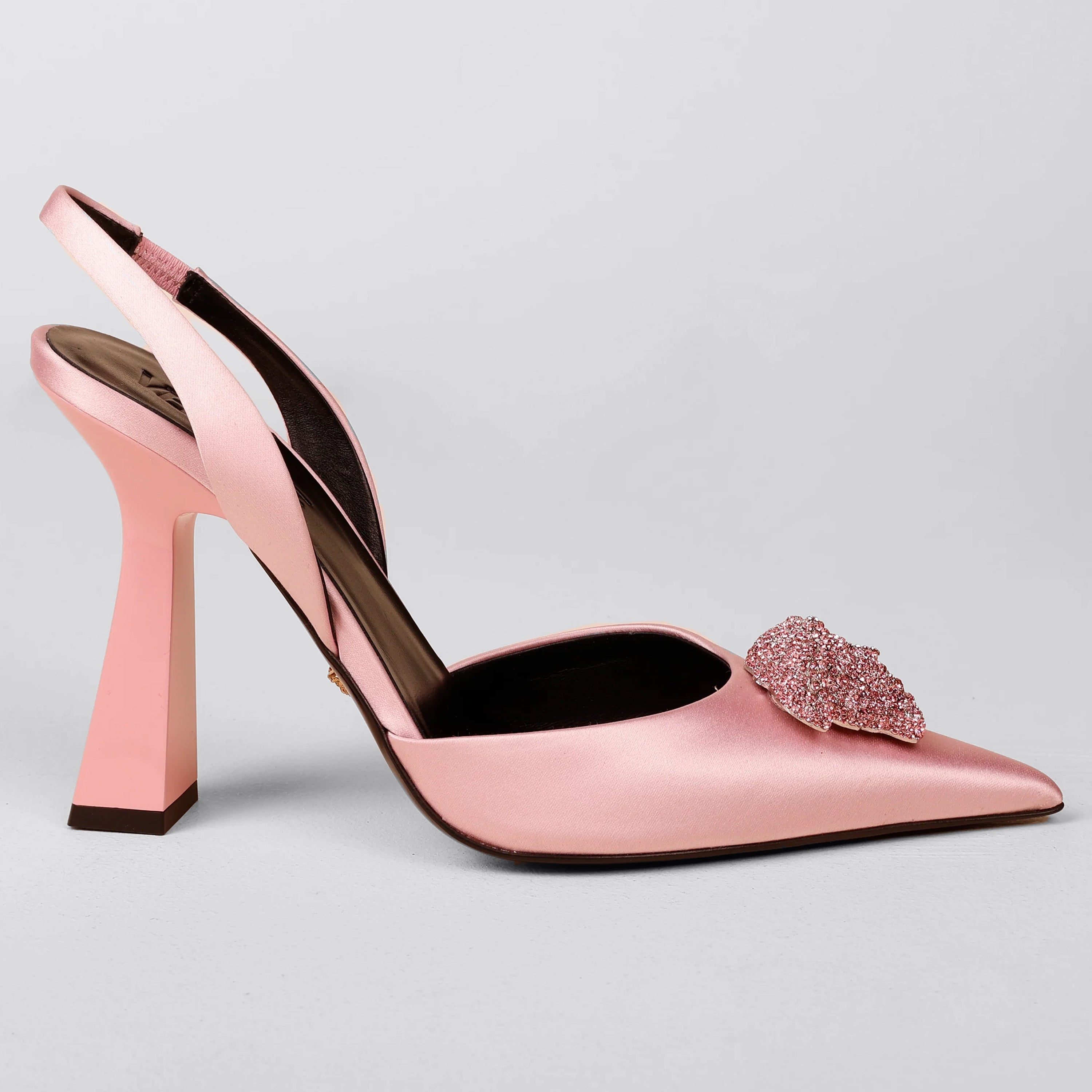 Tacones Rosa-Rosa Versace La Medusa