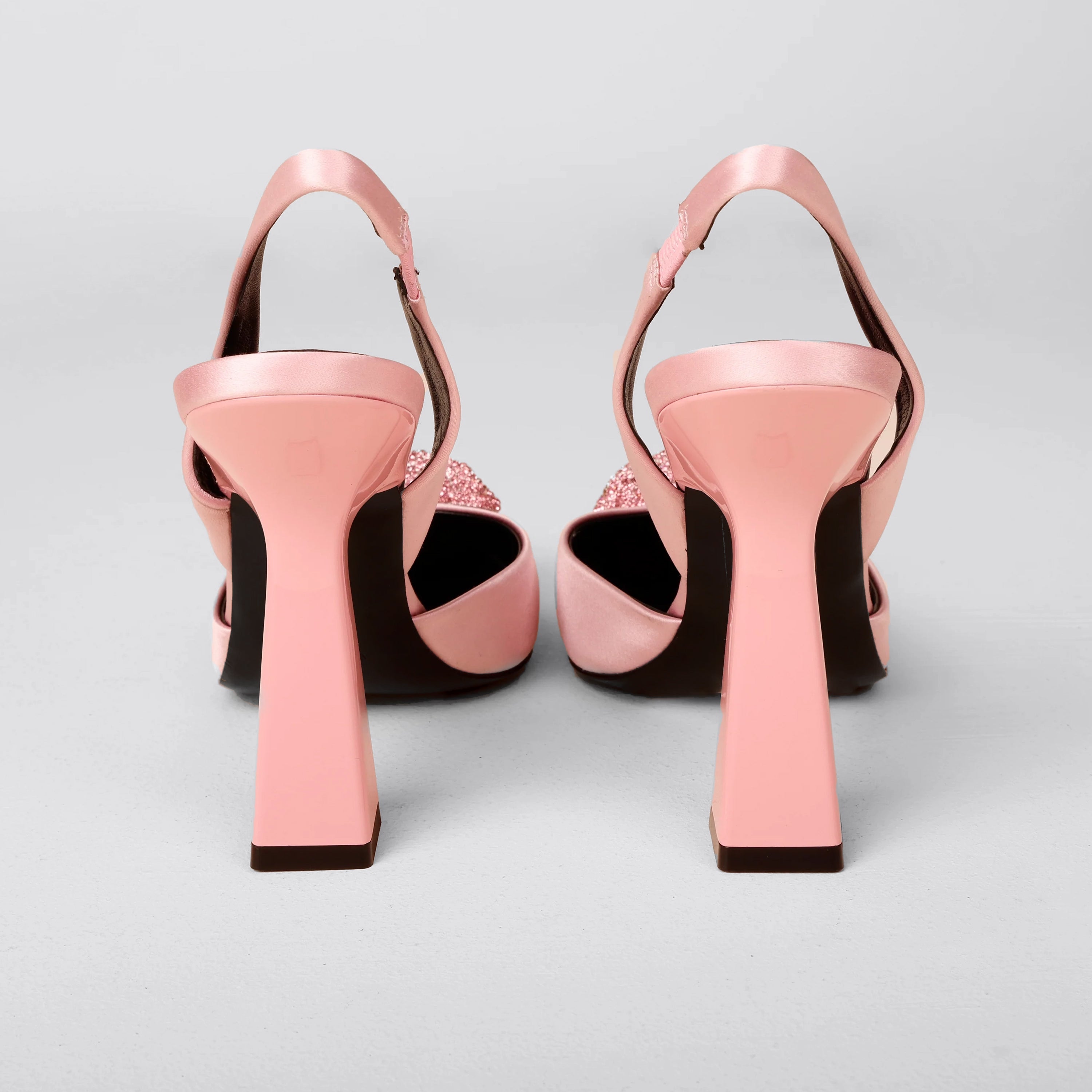Tacones Rosa-Rosa Versace La Medusa