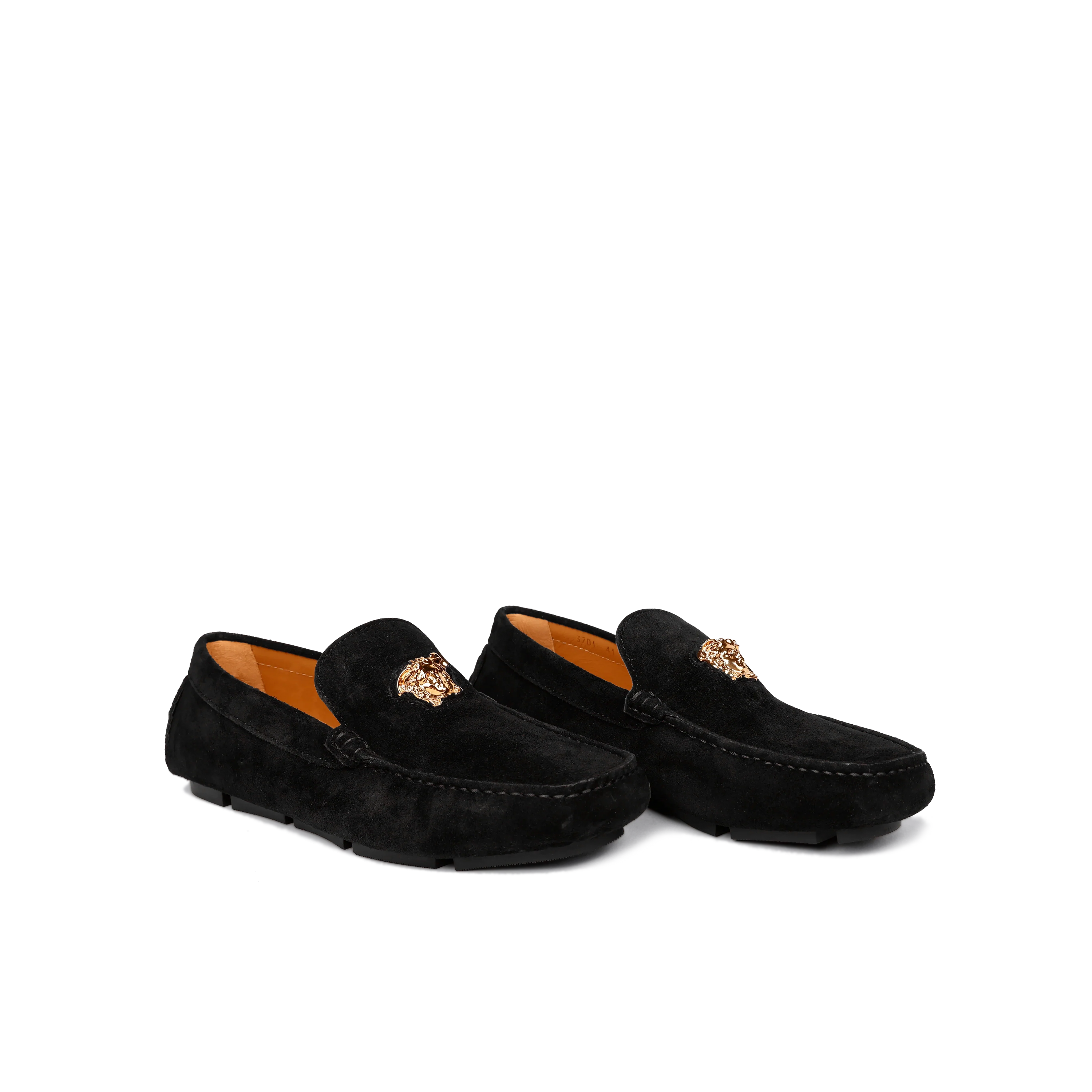 Mocasines Negros Versace Medusa