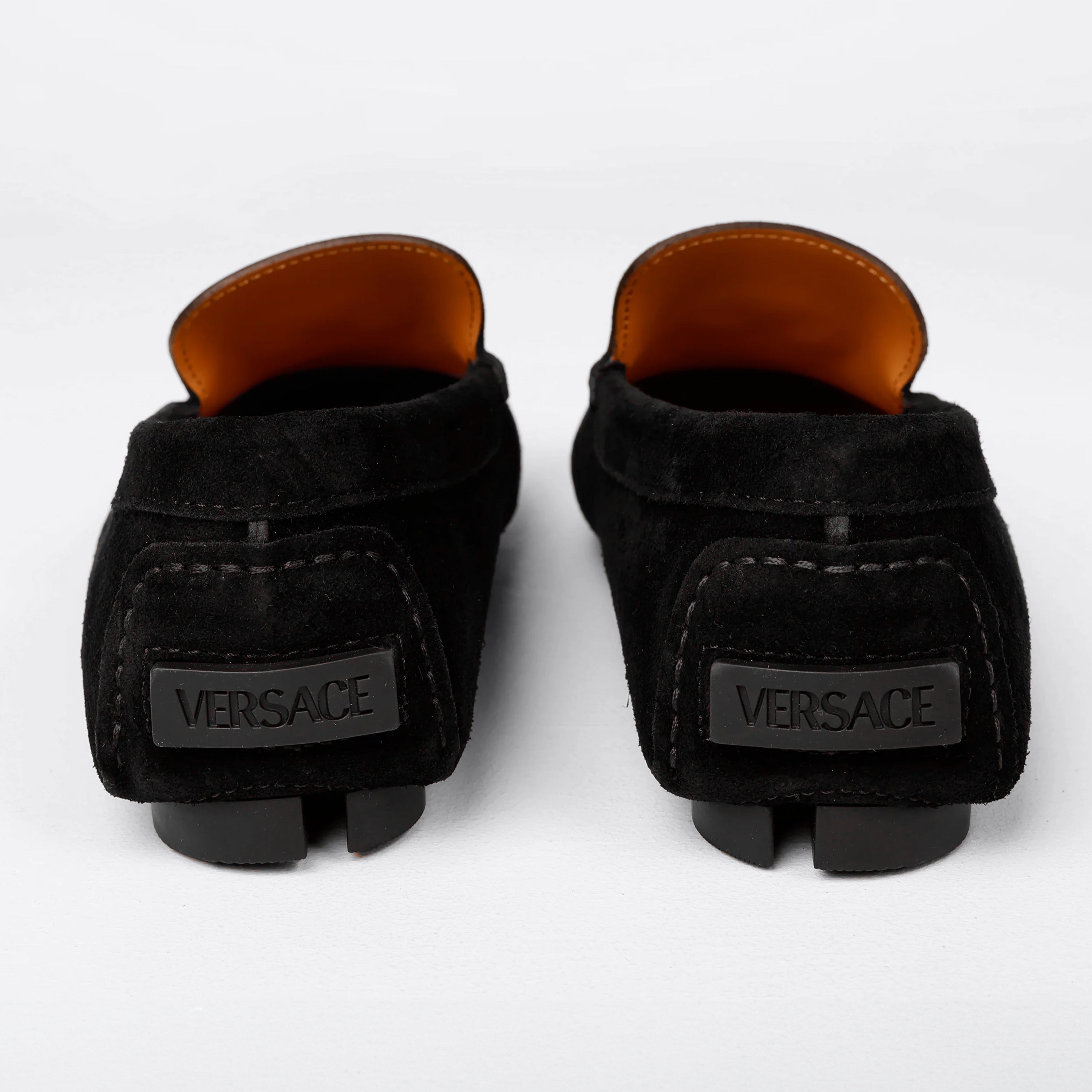 Mocasines Negros Versace Medusa