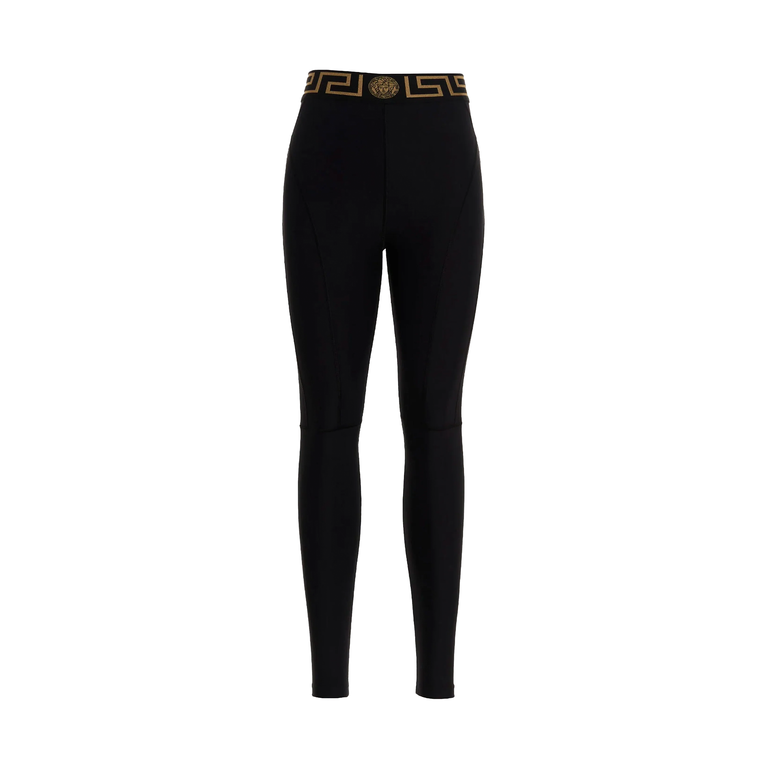 Legging Negro Versace Greca