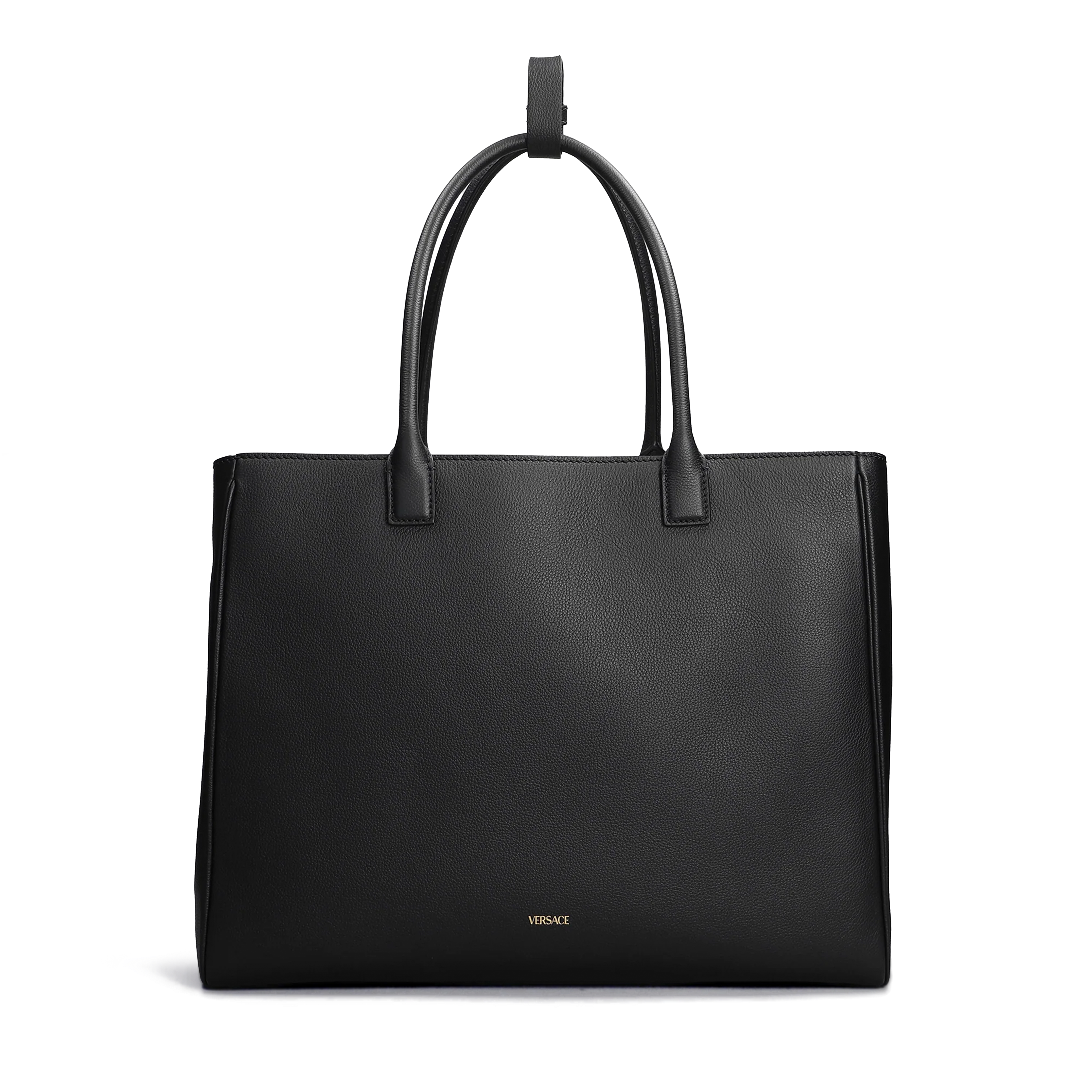 Cartera Negra Gianni Versace Medusa Head Chain