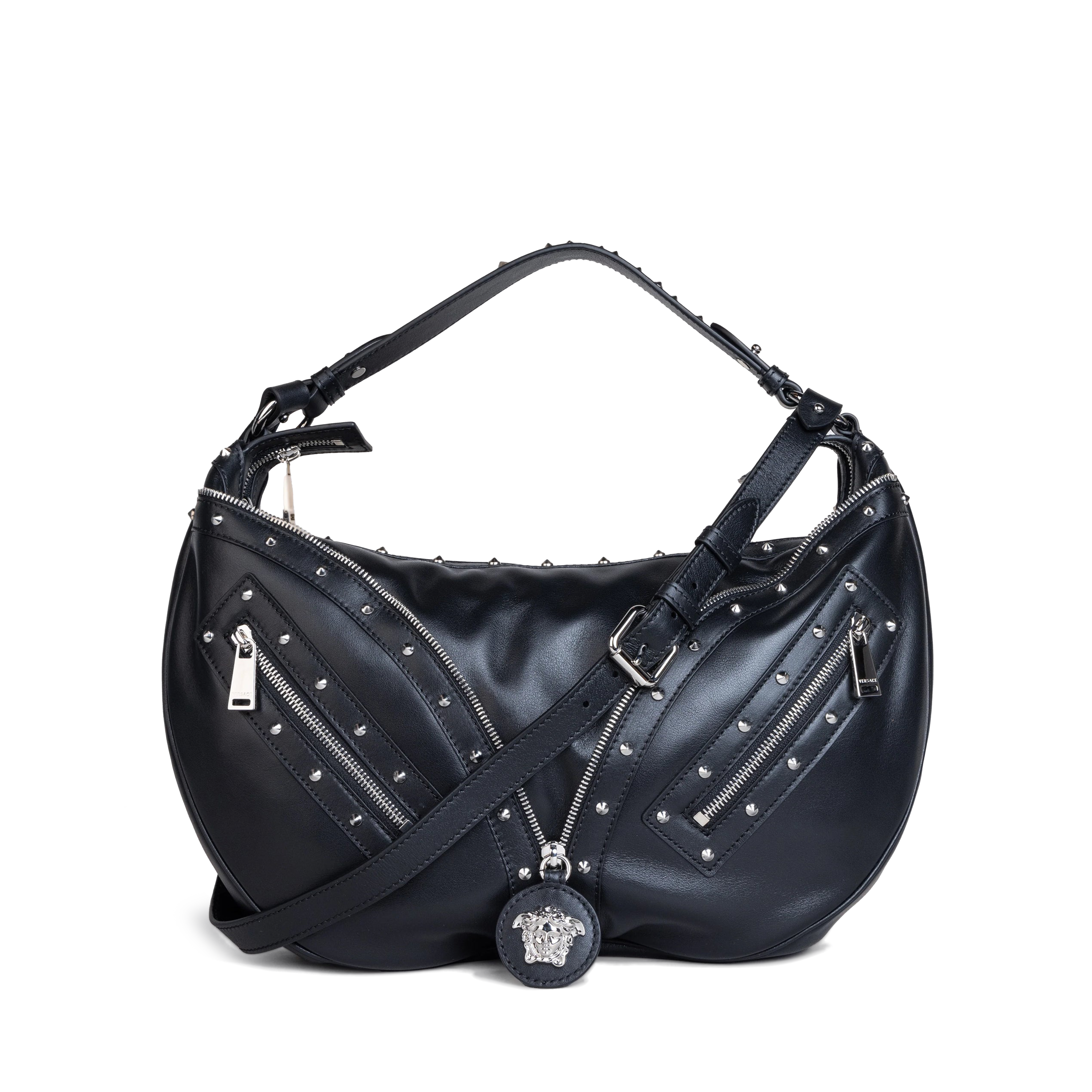 Cartera Negra Versace Big Repeat