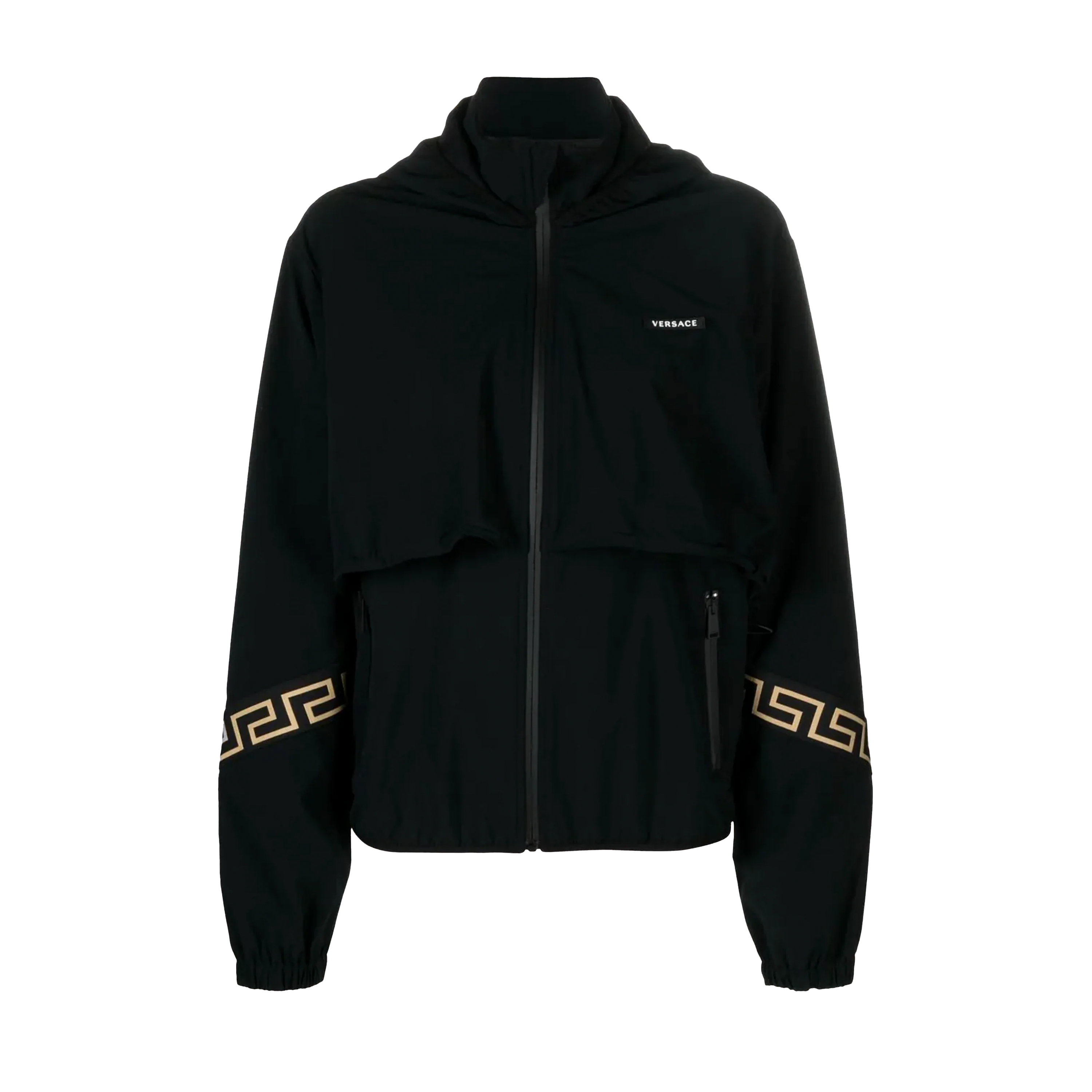 Chaqueta Negra Versace Greca