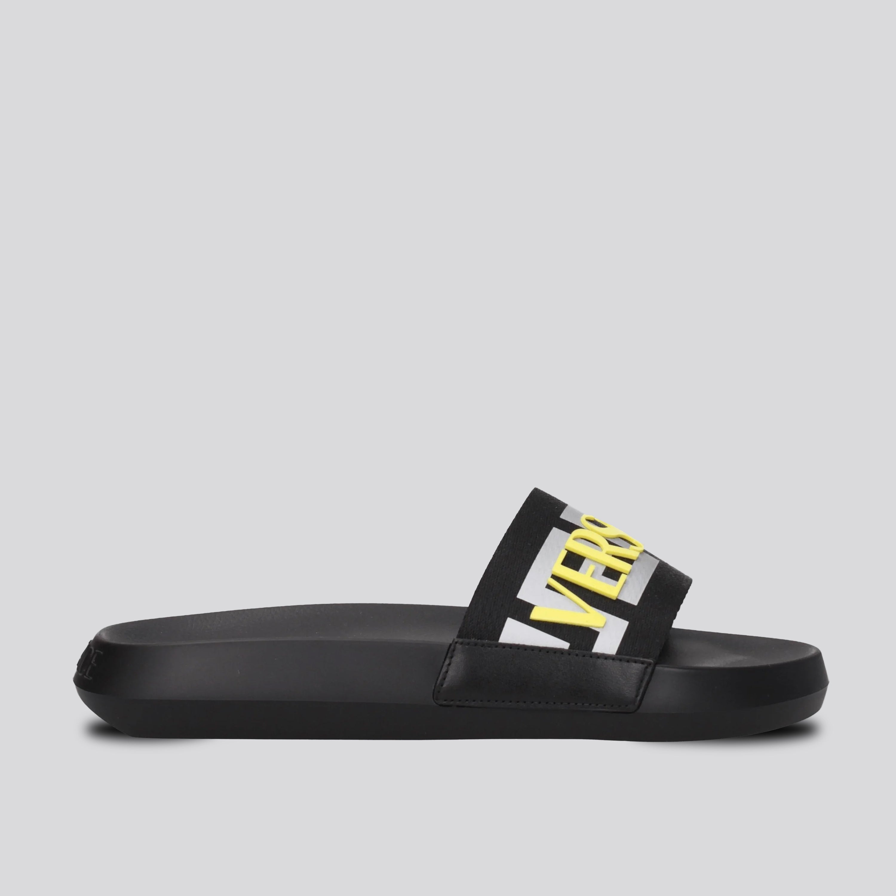 Sandalias Negro Versace Yellow Logo
