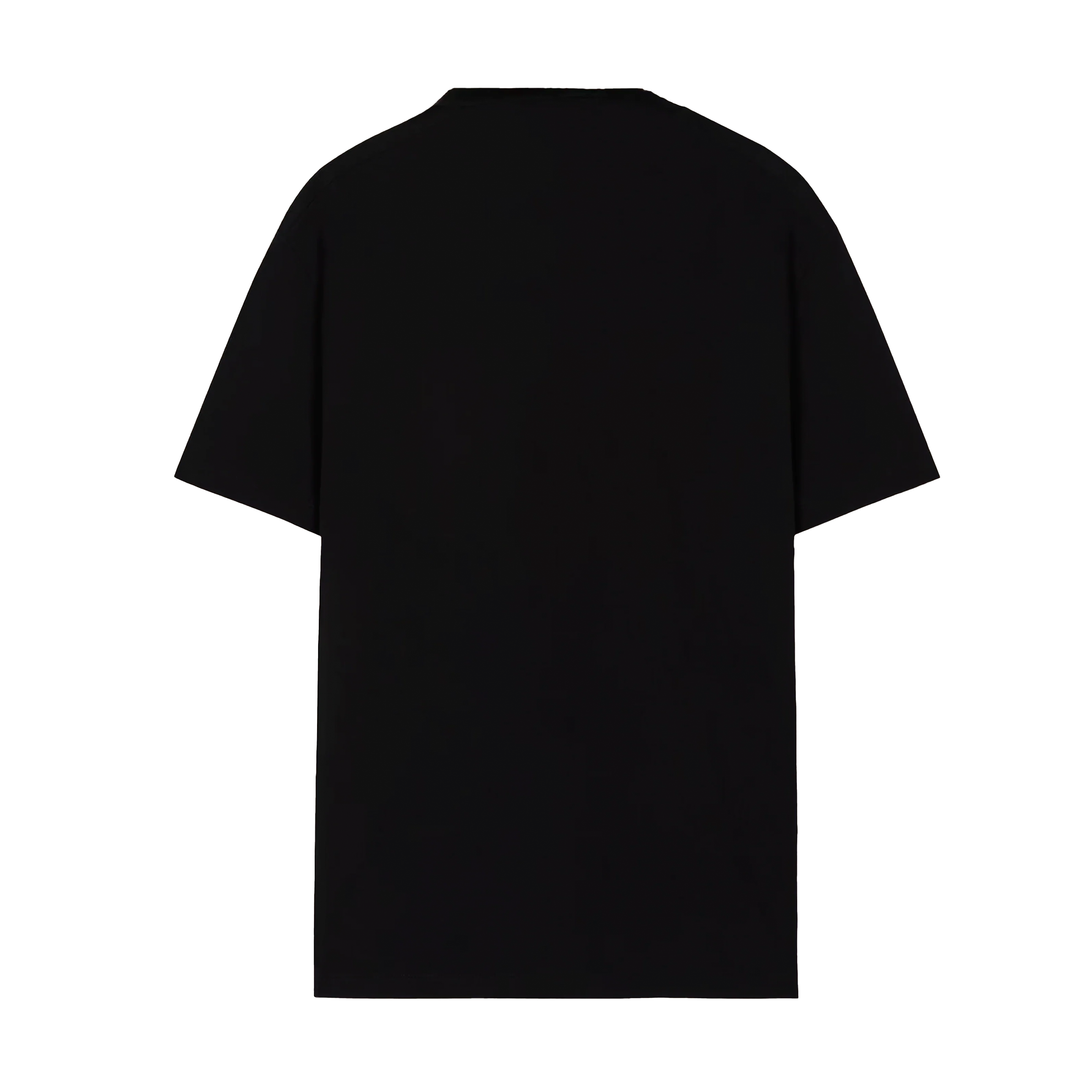 Camiseta Negra Versace Holes Logo