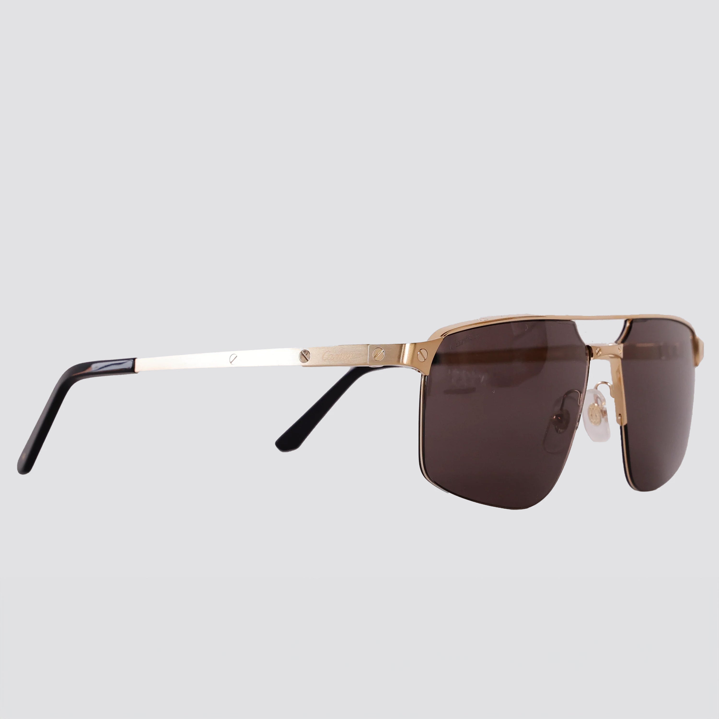 Gafas de Sol Negras Gold Cartier