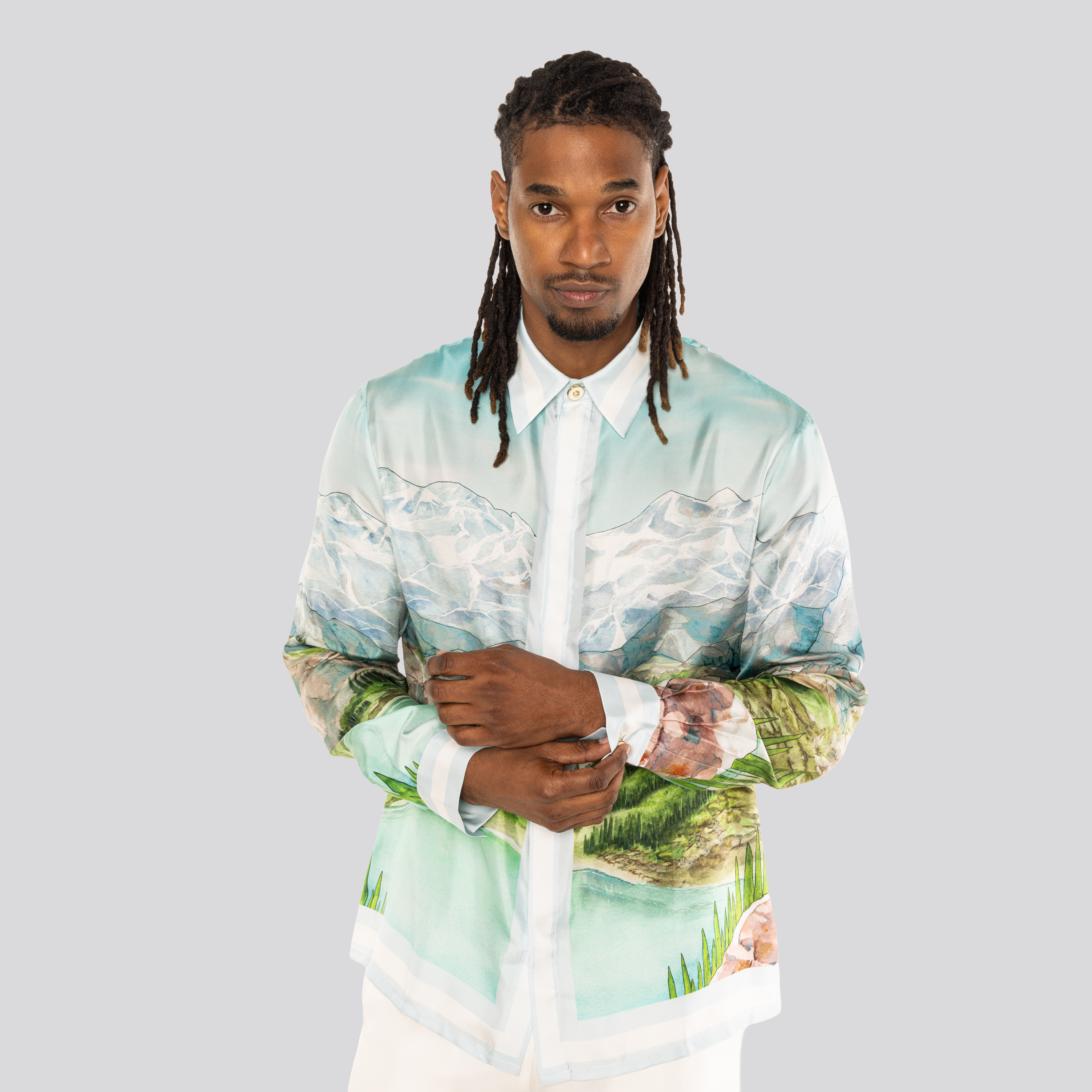 Camisa Multicolor Casablanca Dalmatian A La Montange