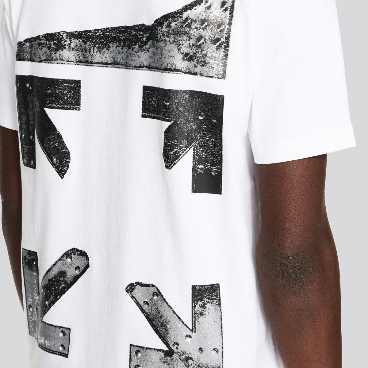 Camiseta Blanca Off-White Metal Arrow