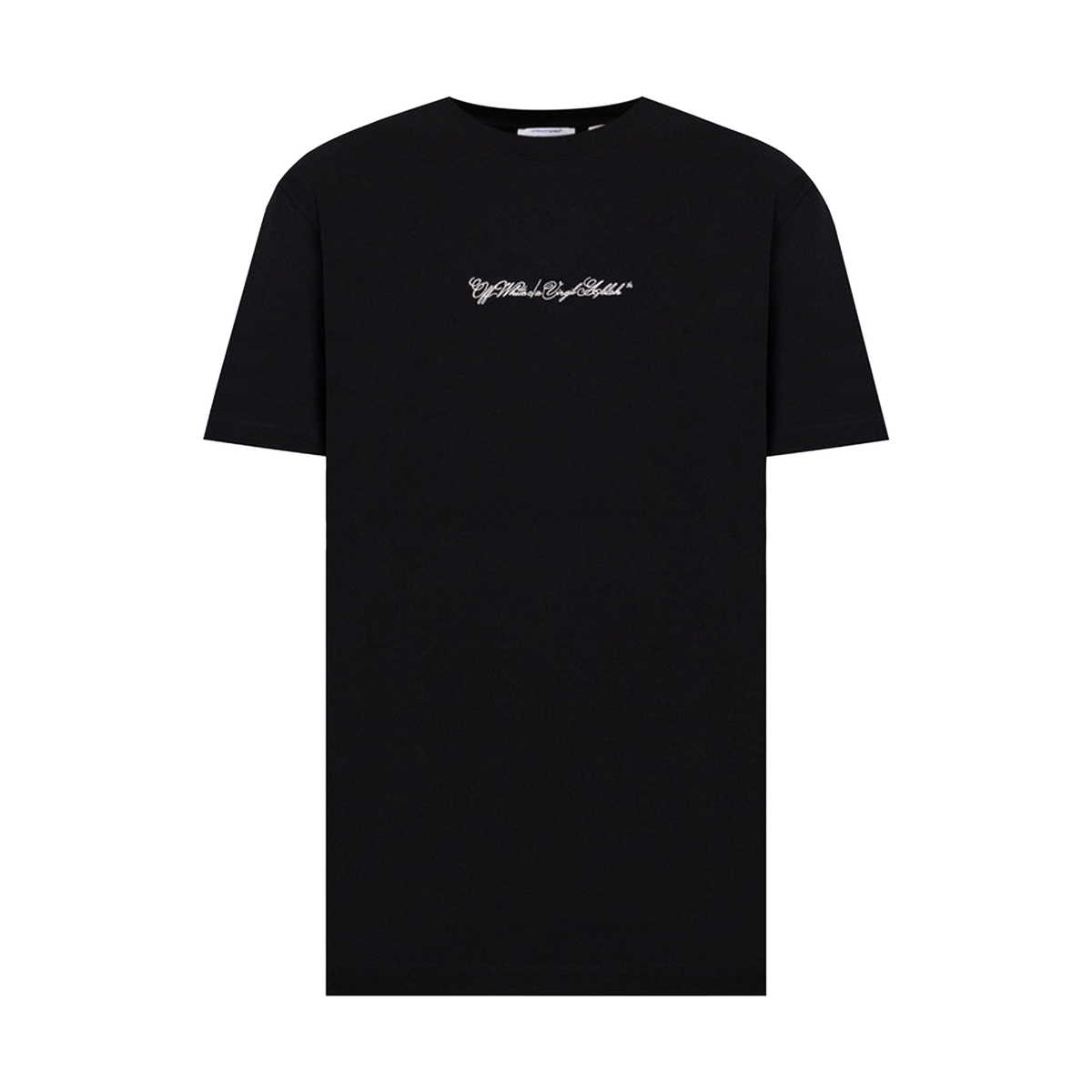 Camiseta Negra Off-White Arrow Script