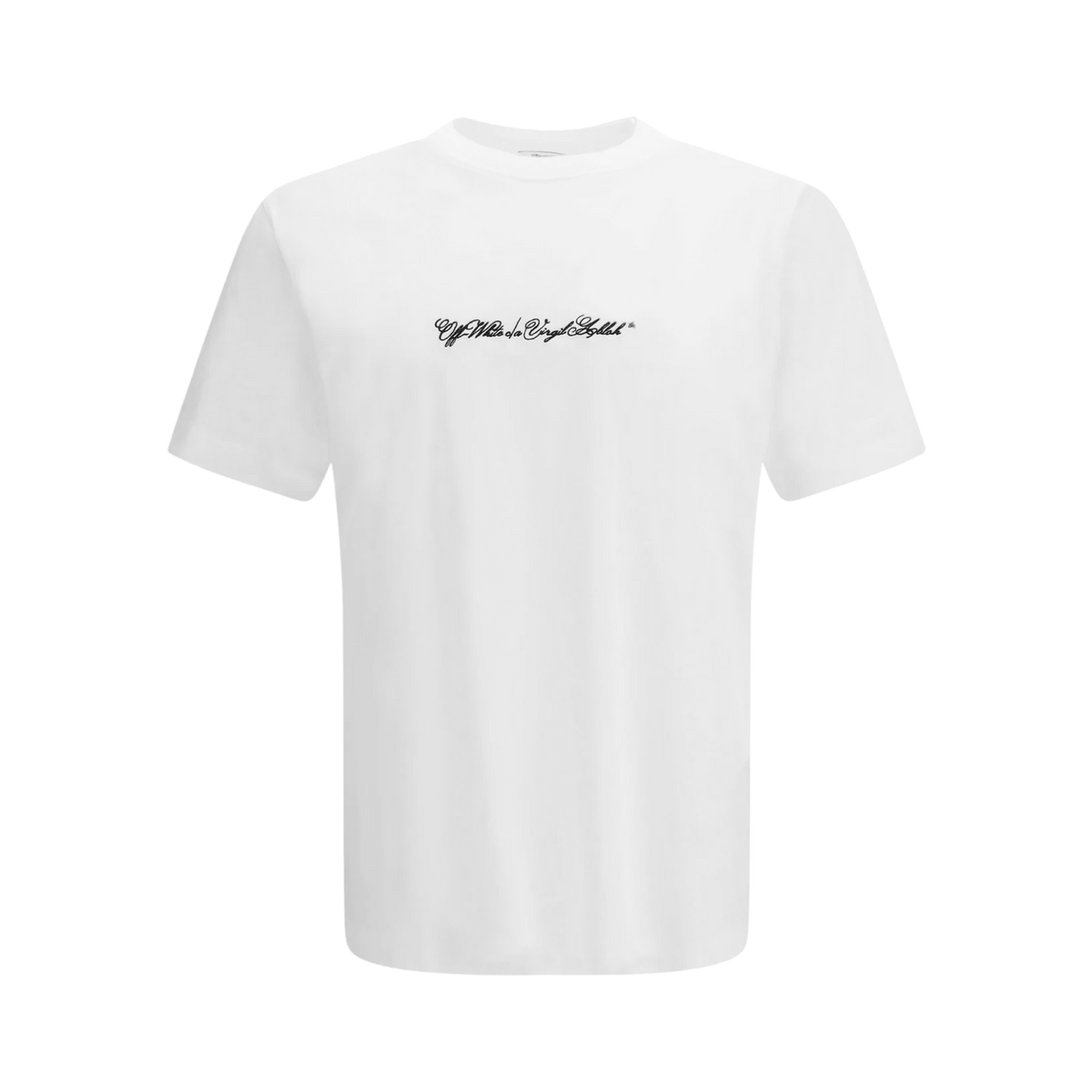 Camiseta Blanca Off-White Arrow Script