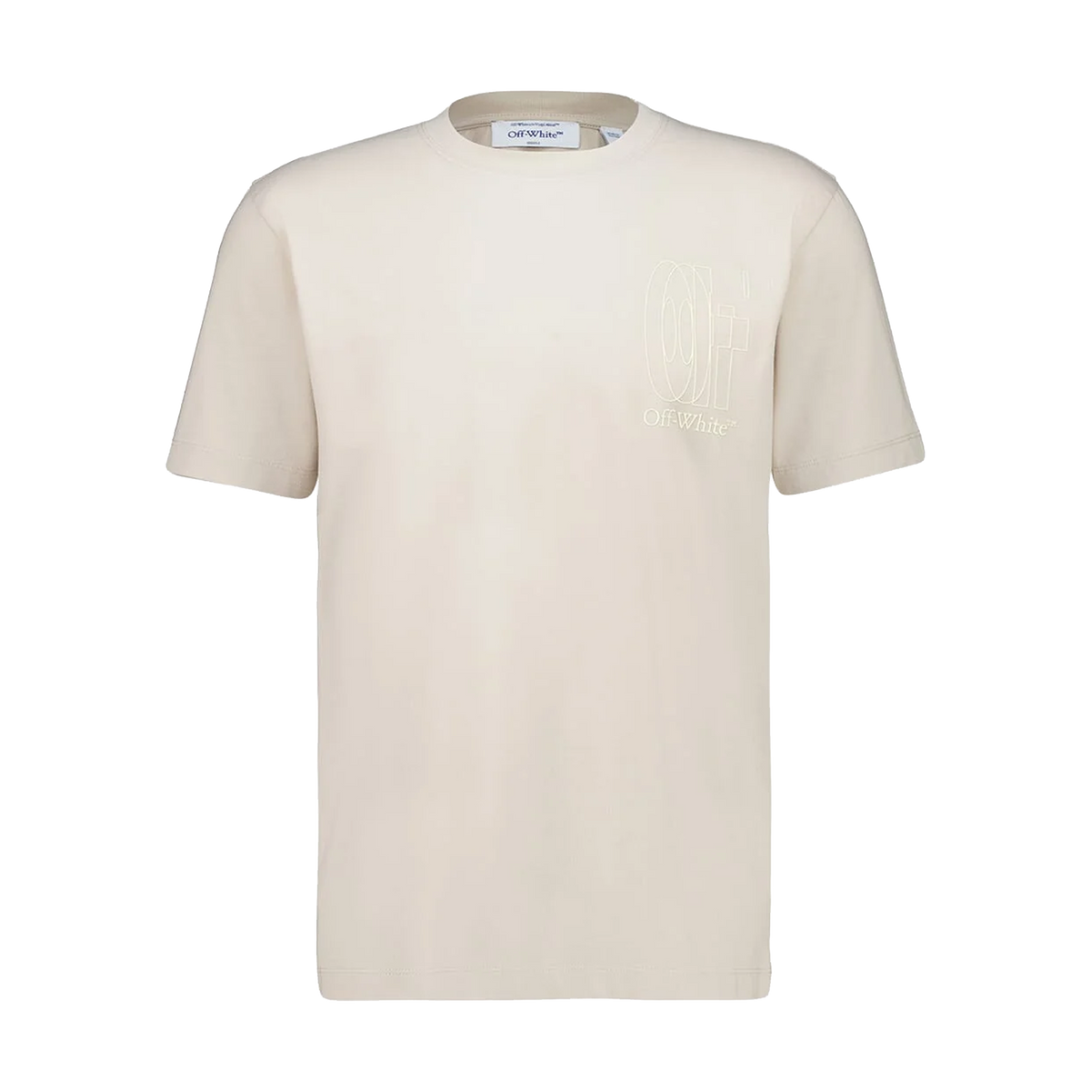 Camiseta Beige Off-White Double Arrow