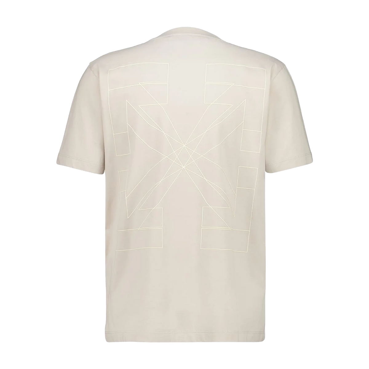 Camiseta Beige Off-White Double Arrow