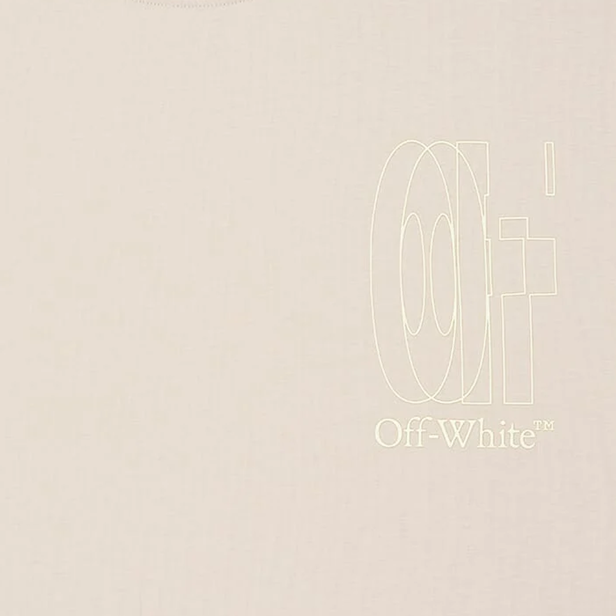 Camiseta Beige Off-White Double Arrow