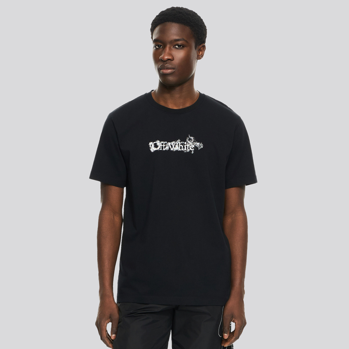 Camiseta Negra Off-White Heraldic Treshold Arrows