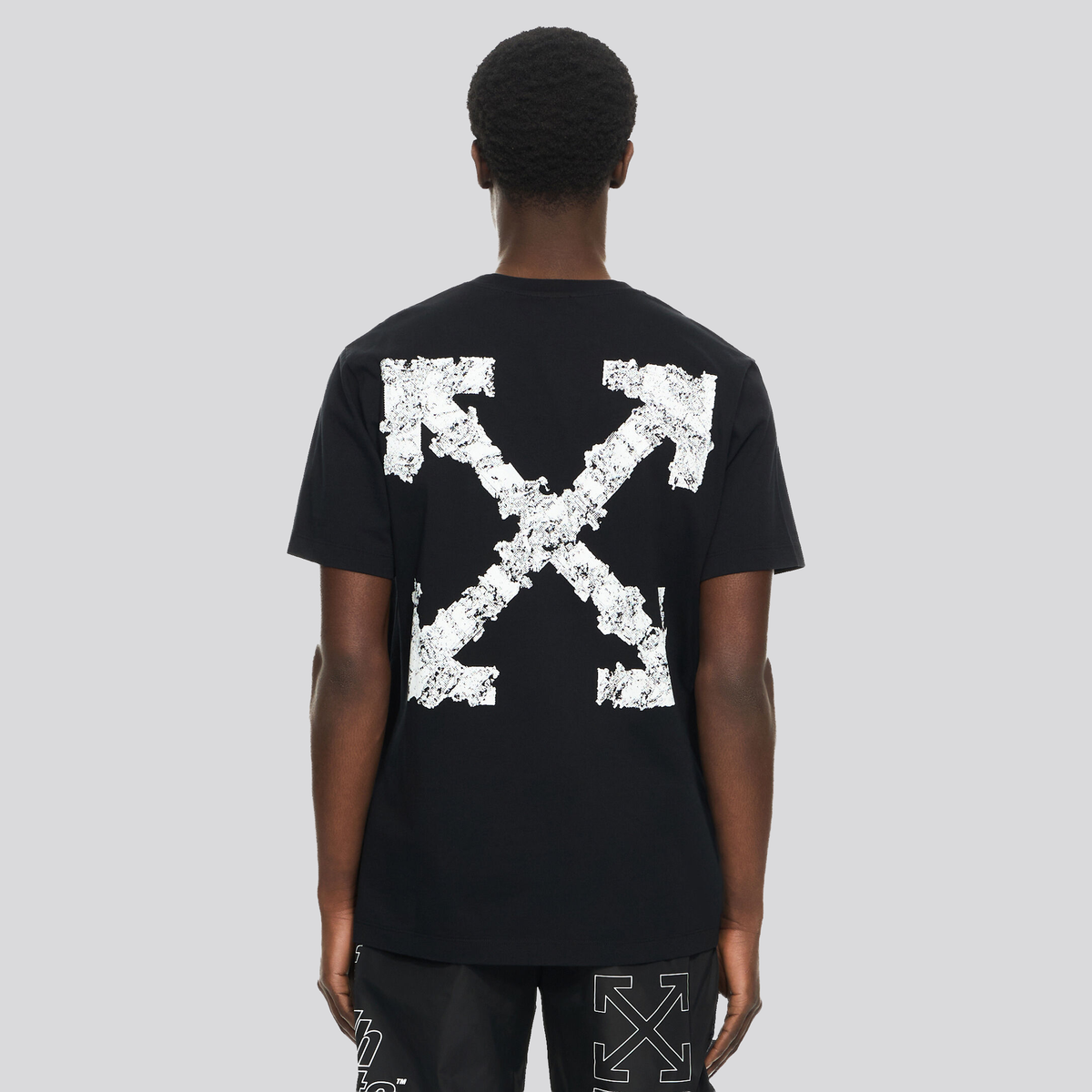 Camiseta Negra Off-White Heraldic Treshold Arrows