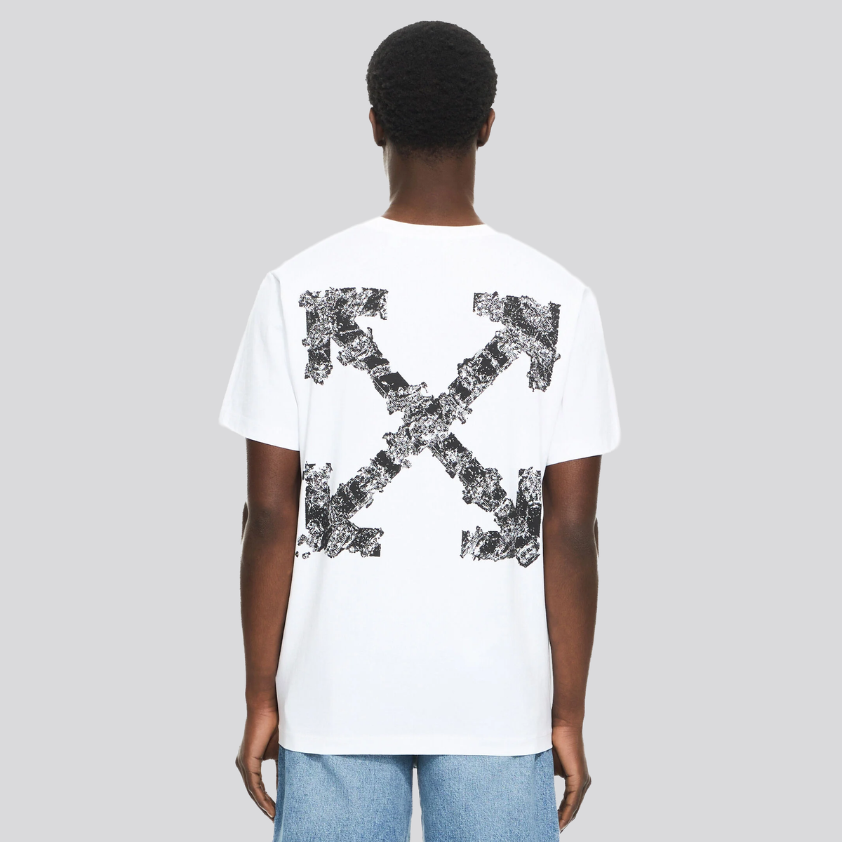 Camiseta Blanca Off-White Heraldic Treshold Arrows