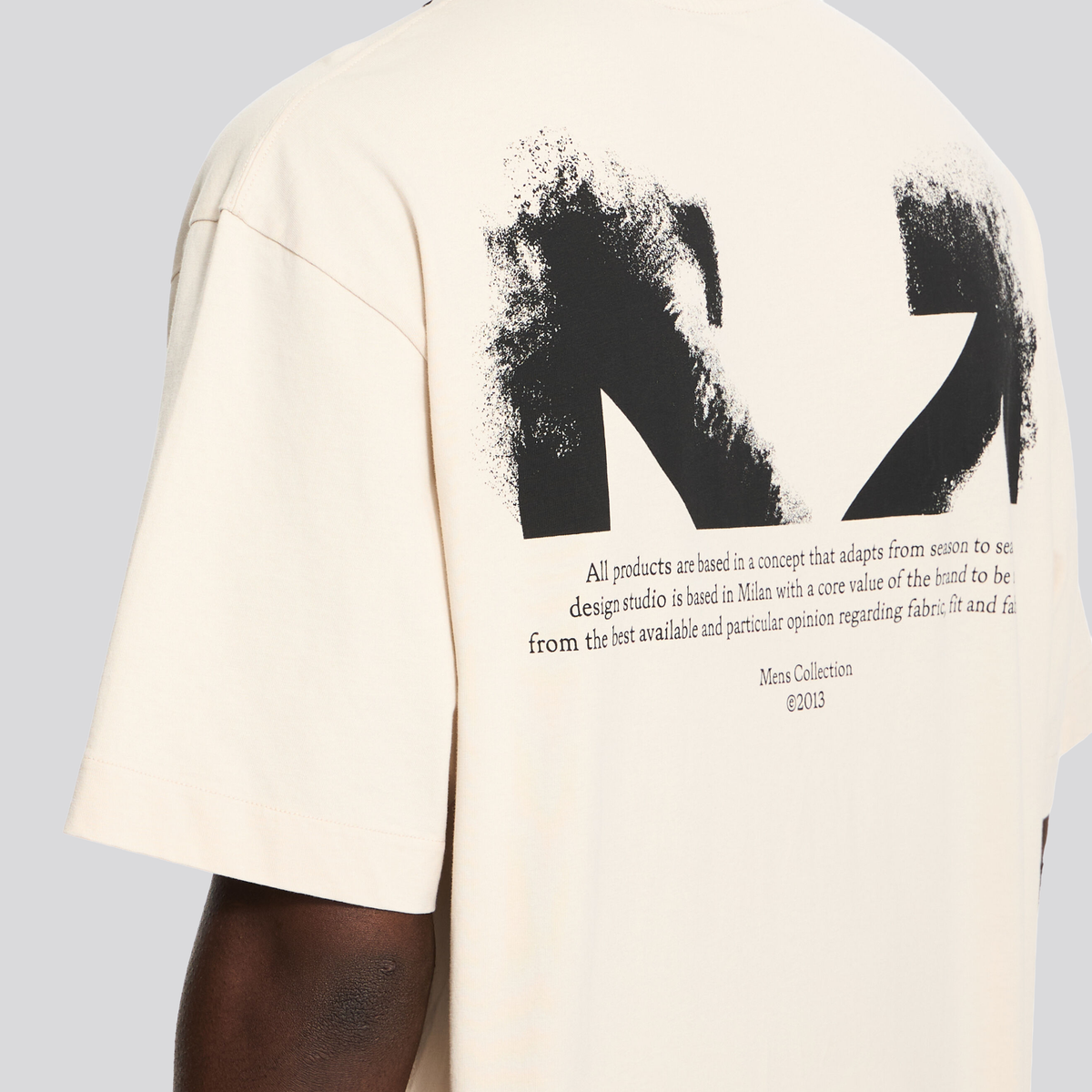 Camiseta Beige Off-White Half Arrow