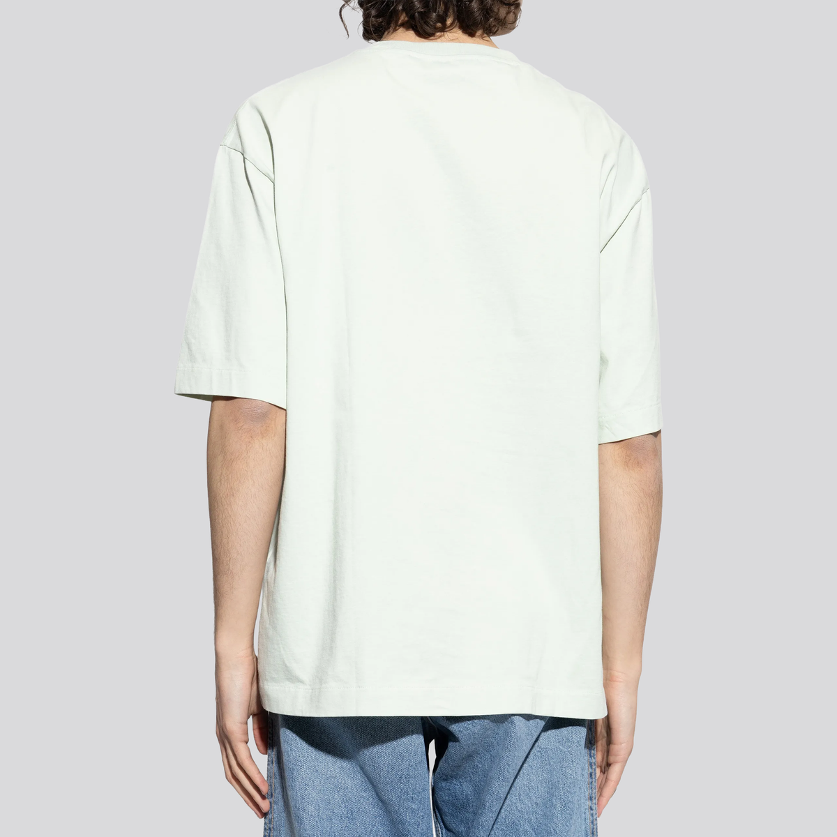 Camiseta Verde Off-White Green Bookish Faded Skate