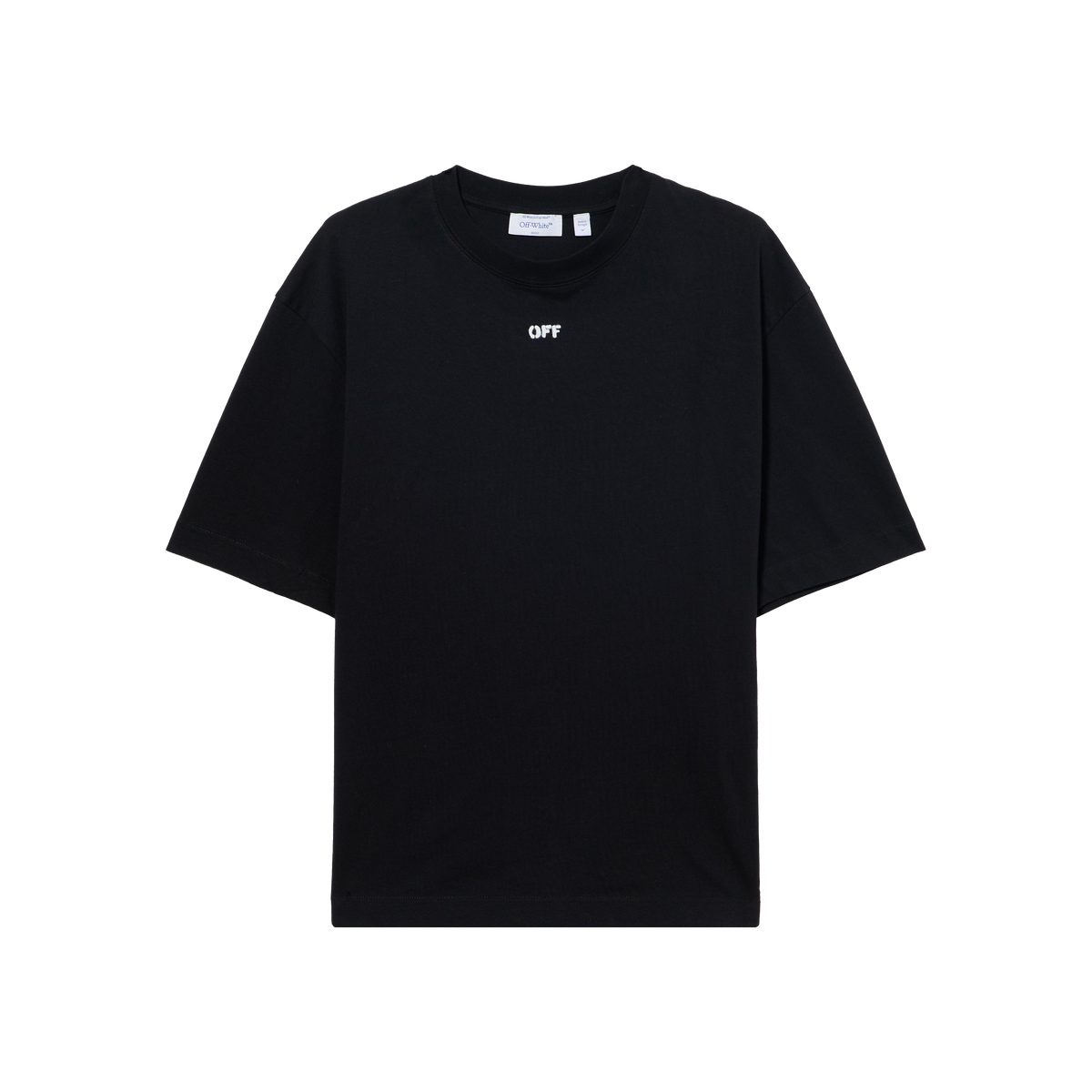 Camiseta Negra Off-White Fubbed Paint Arrows