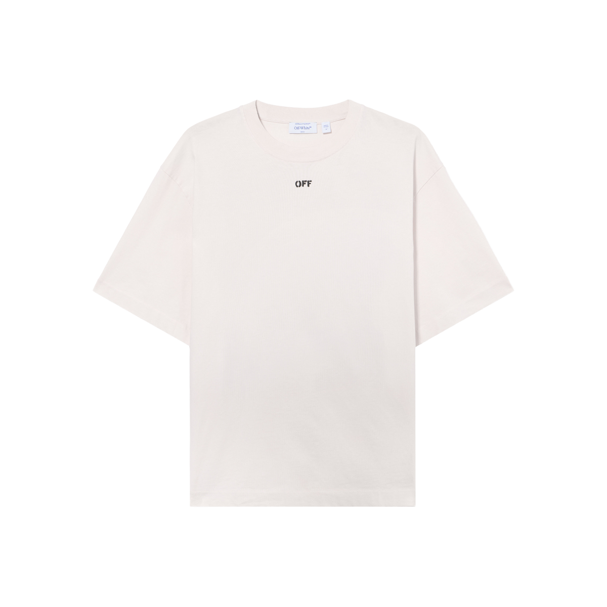 Camiseta Blanca Off-White Rubbed Paint Arrow
