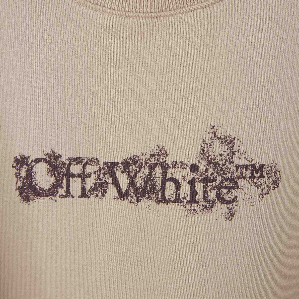 Buzo Beige Off-White Heraldic Treshold Arrows
