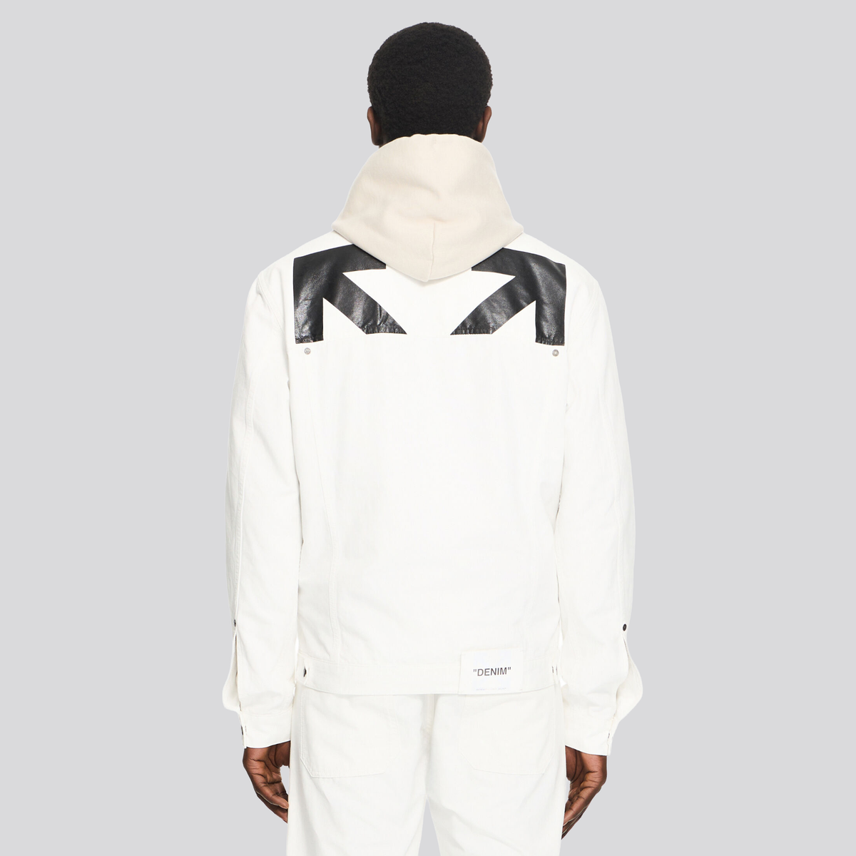 Chaqueta Blanca Off-White Jacket Half Arrow
