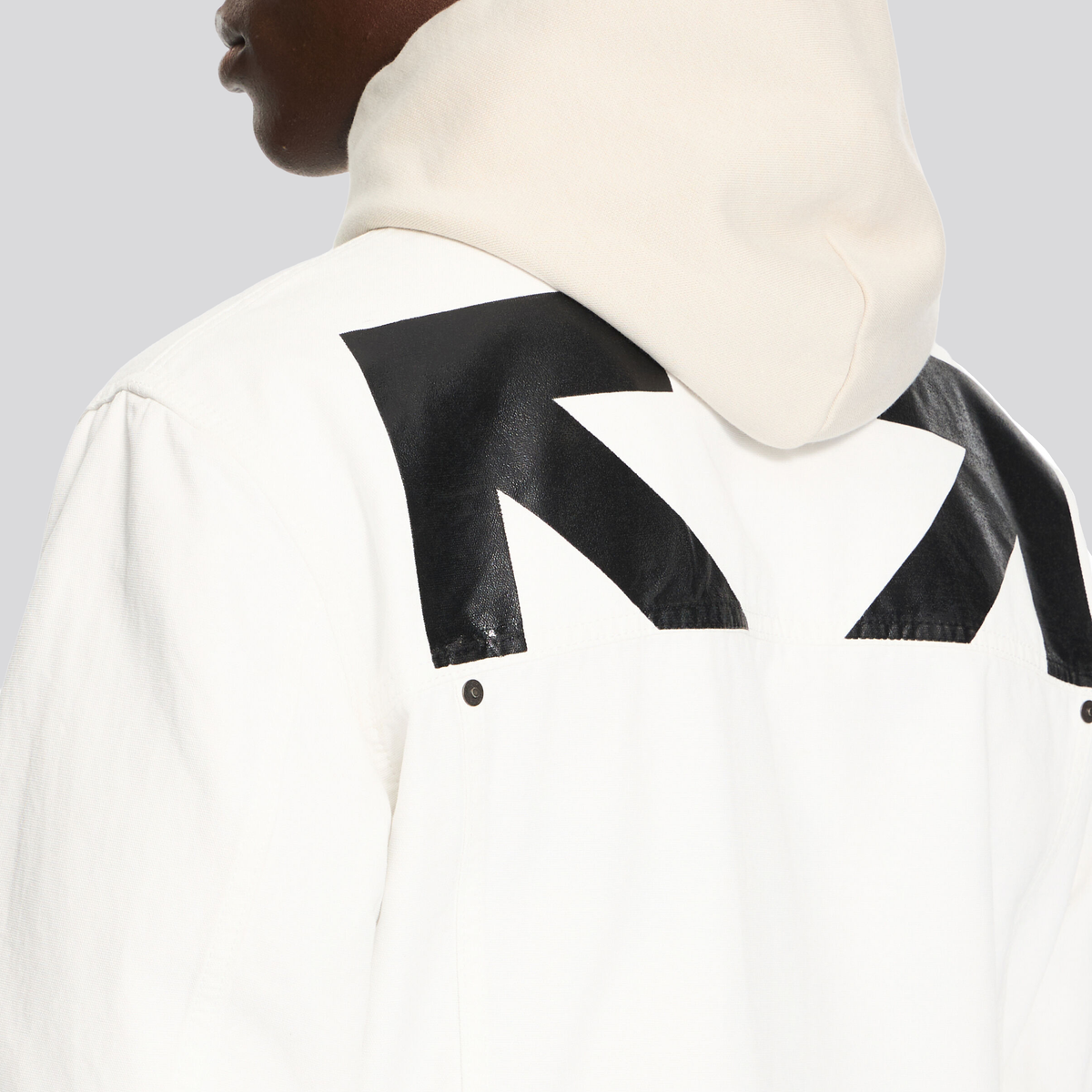 Chaqueta Blanca Off-White Jacket Half Arrow