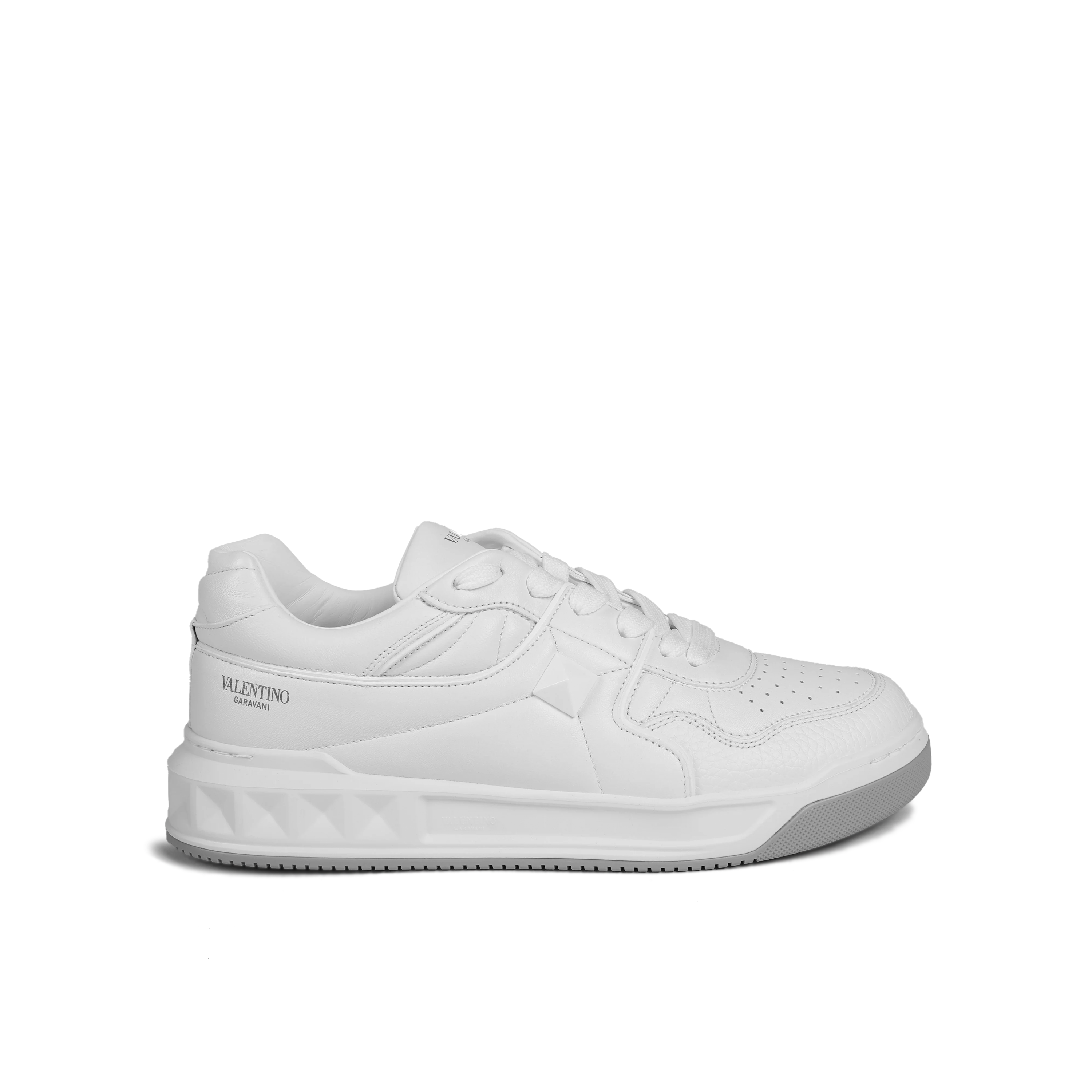 Sneakers Valentino White Gris Roman Stud