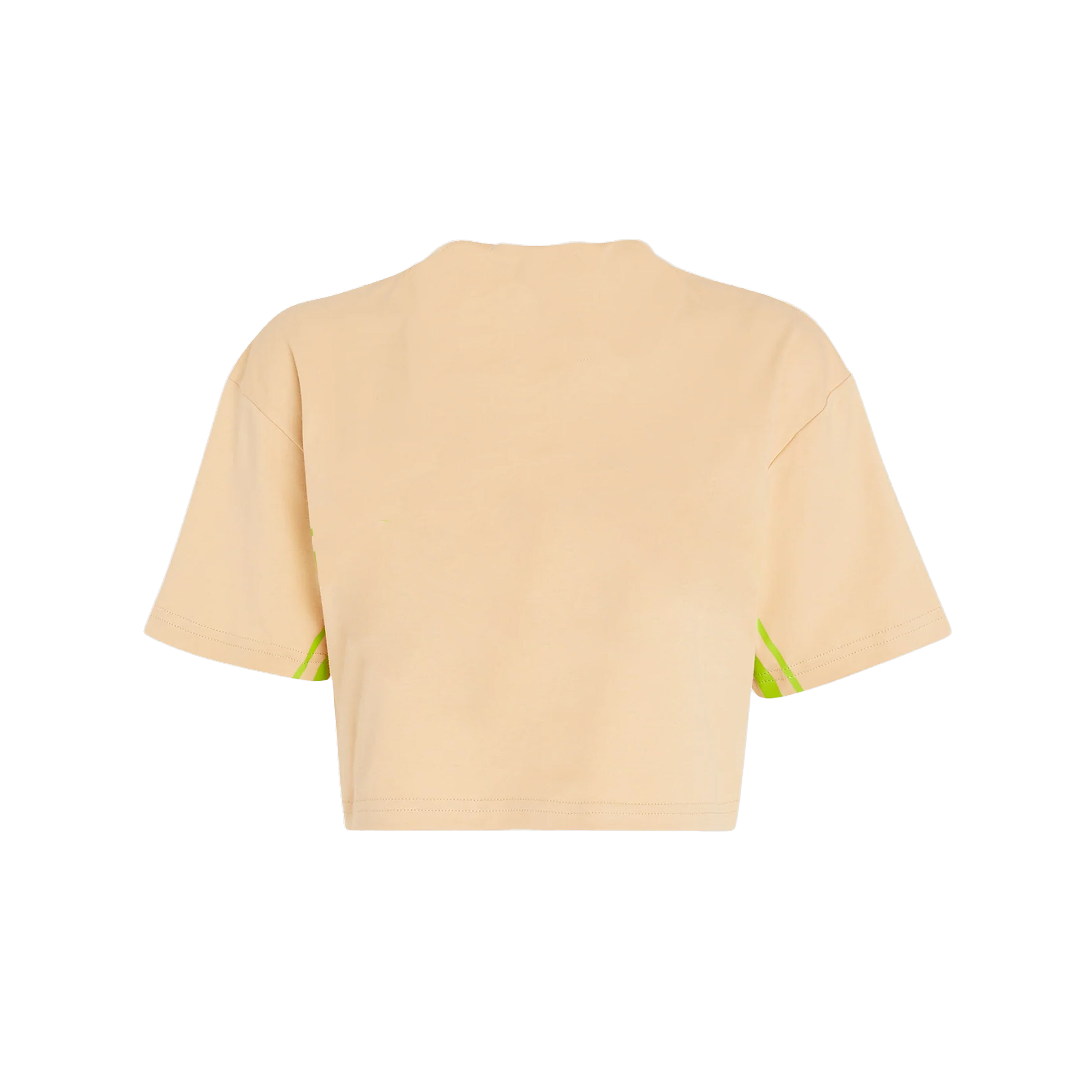 Camiseta Beige GCDS Crop Bliss