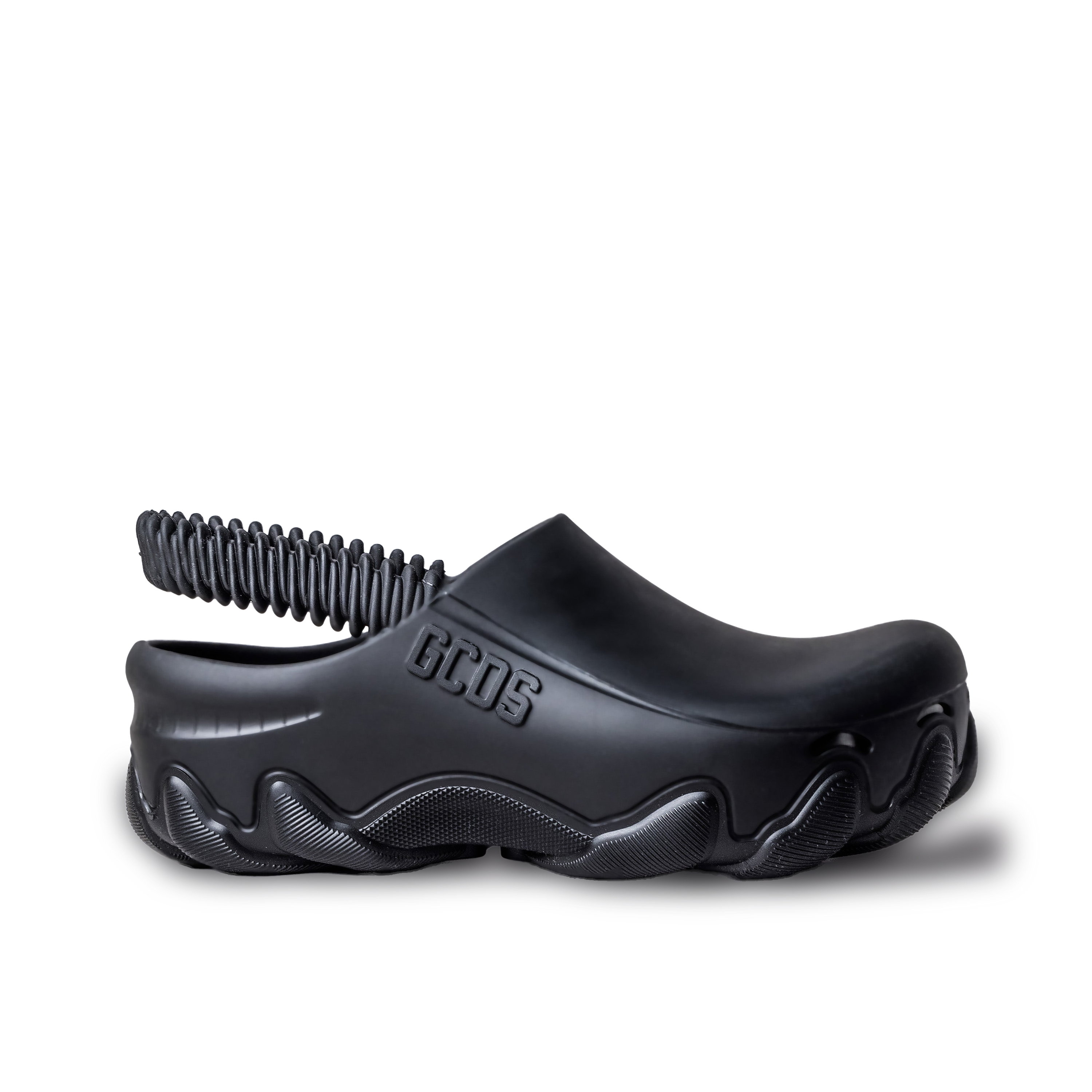 Sandalias Negras GCDS Croc