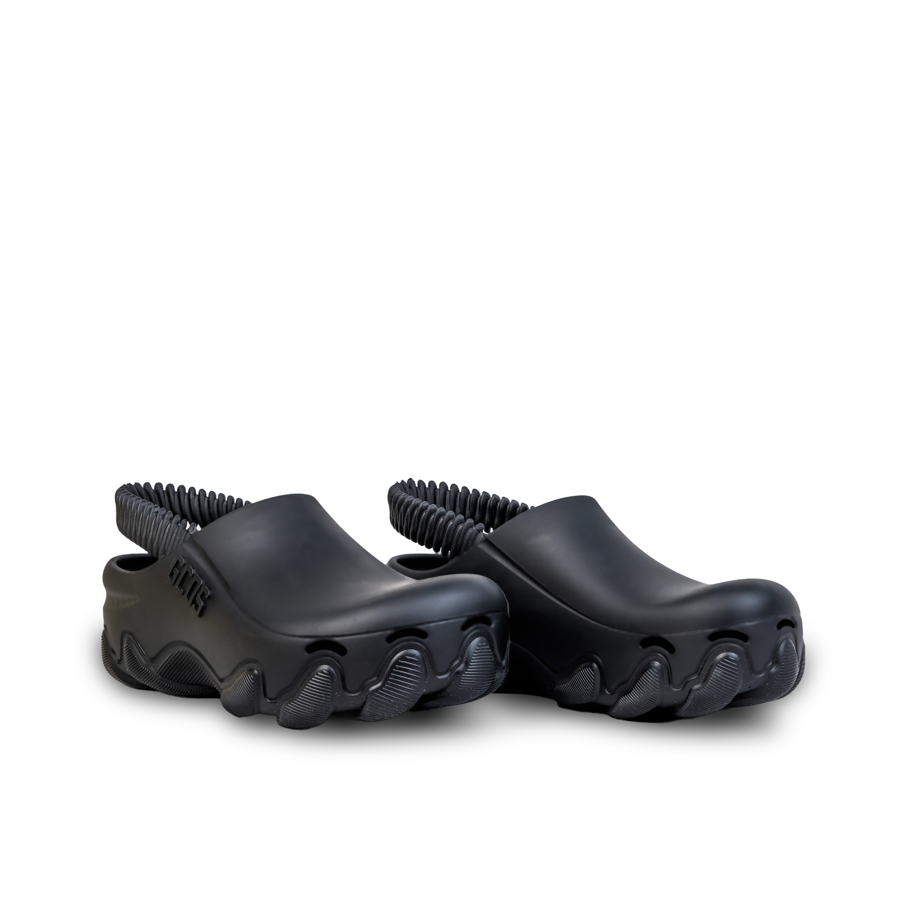 Sandalias Negras GCDS Croc