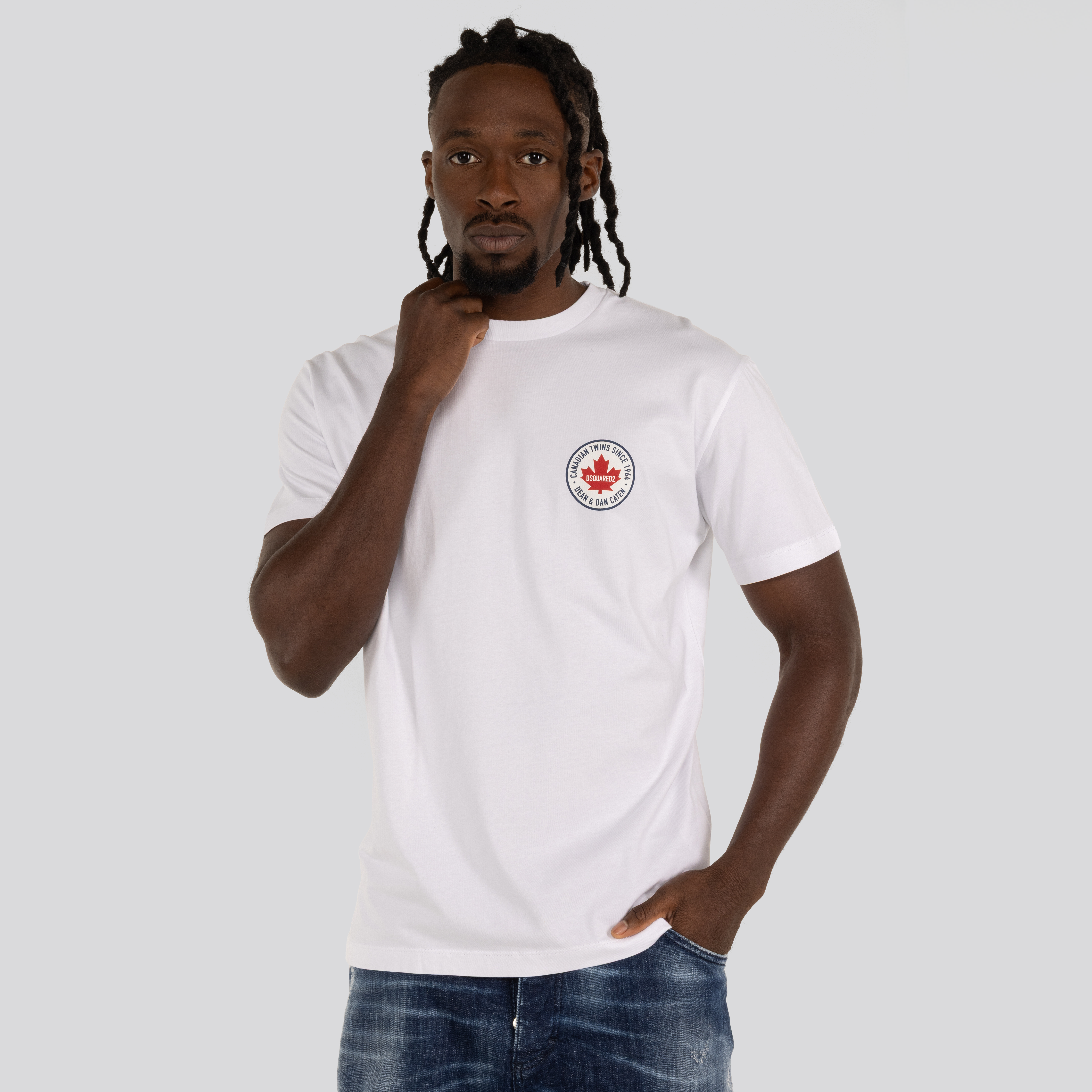 Camiseta Blanca Dsquared2 Canadian Twins